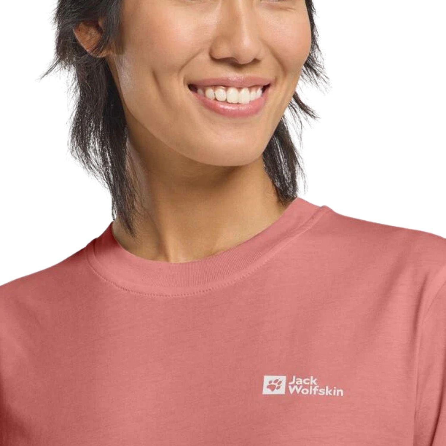 Jack Wolfskin Essential T Kadın Sarı Tişört