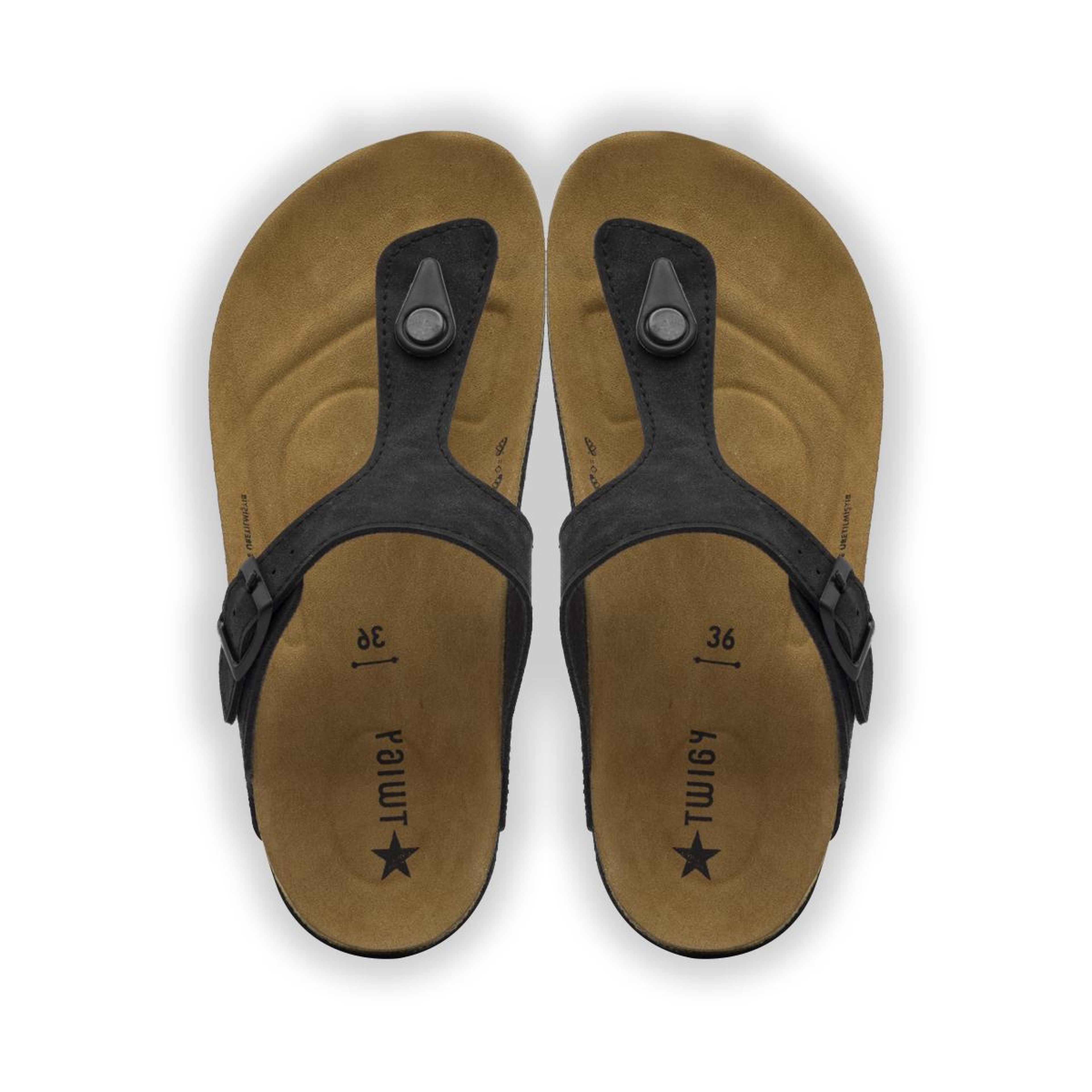 Mada Kadın Parmak Arası Terlik Siyah 36/40