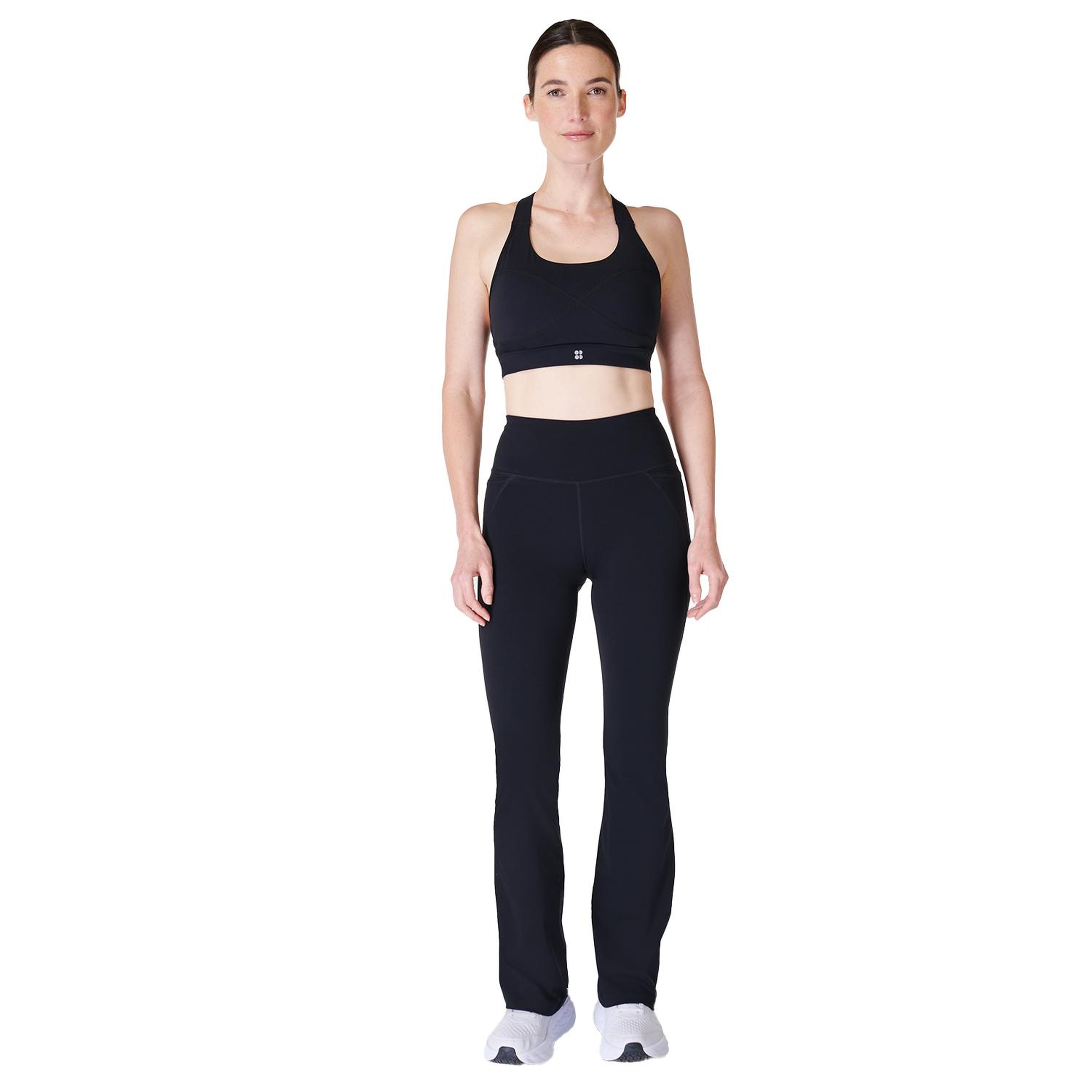 Sweaty Betty Power 32 Workout Boot Cut 2.0 Kadın Siyah Pantolon