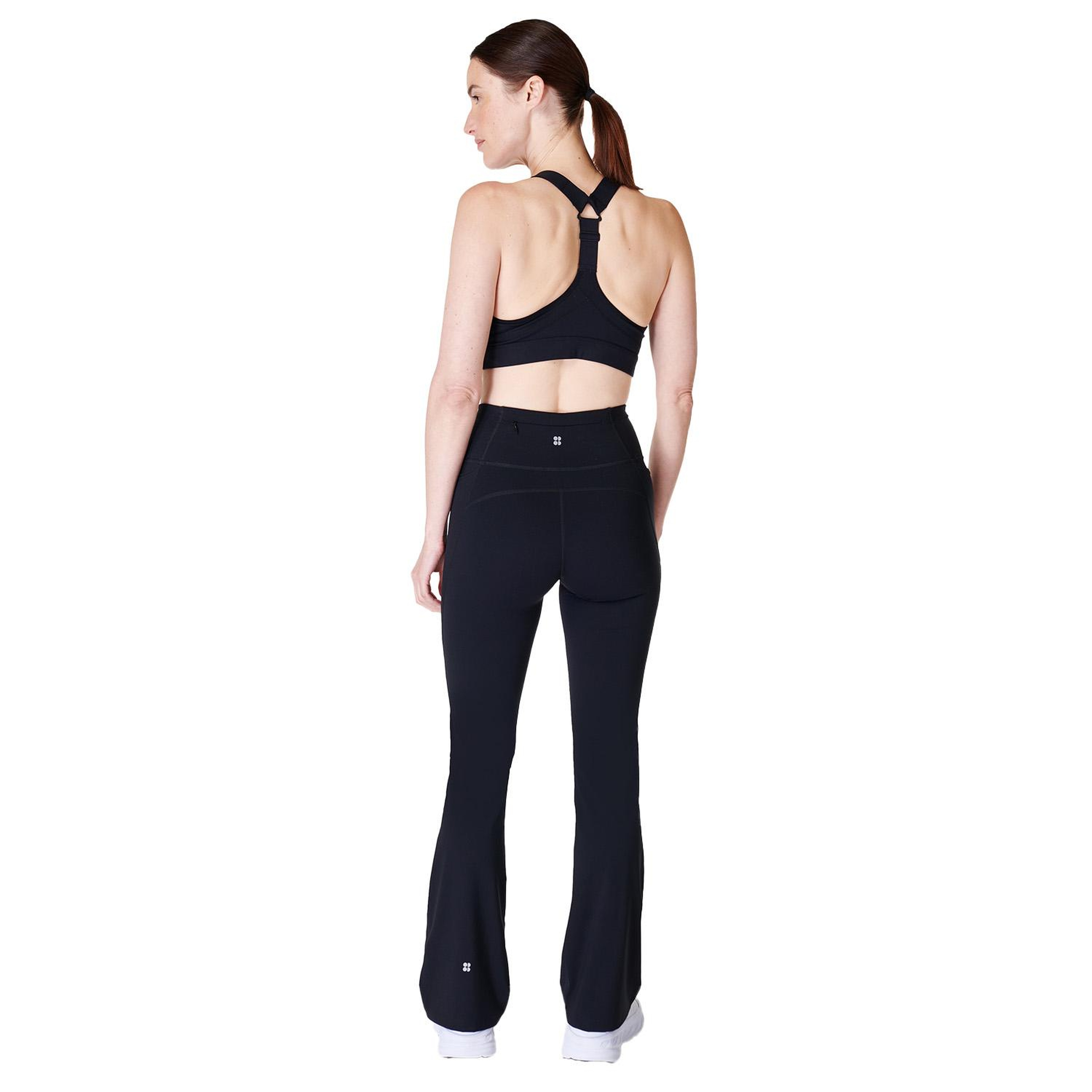 Sweaty Betty Power 32 Workout Boot Cut 2.0 Kadın Siyah Pantolon