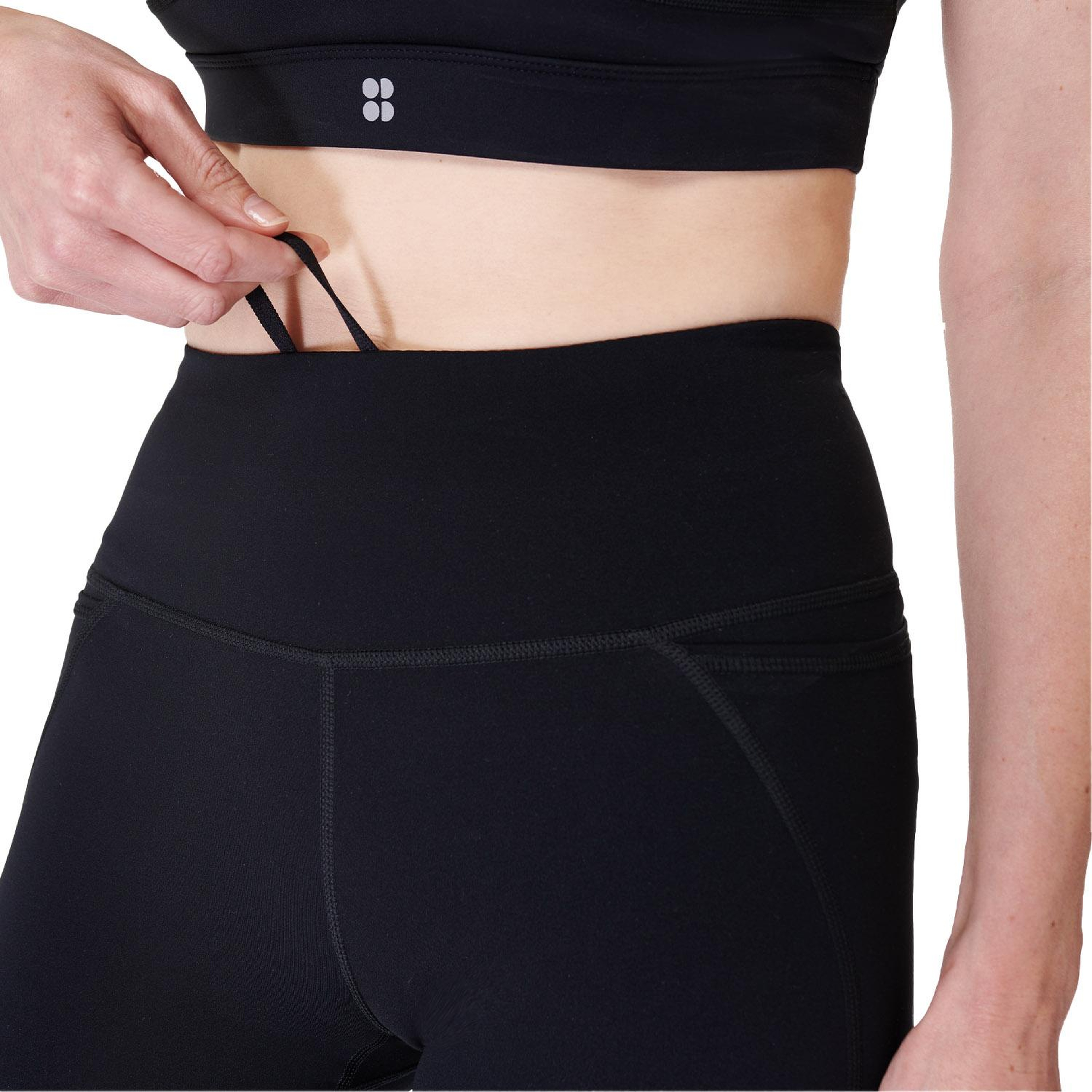 Sweaty Betty Power 32 Workout Boot Cut 2.0 Kadın Siyah Pantolon