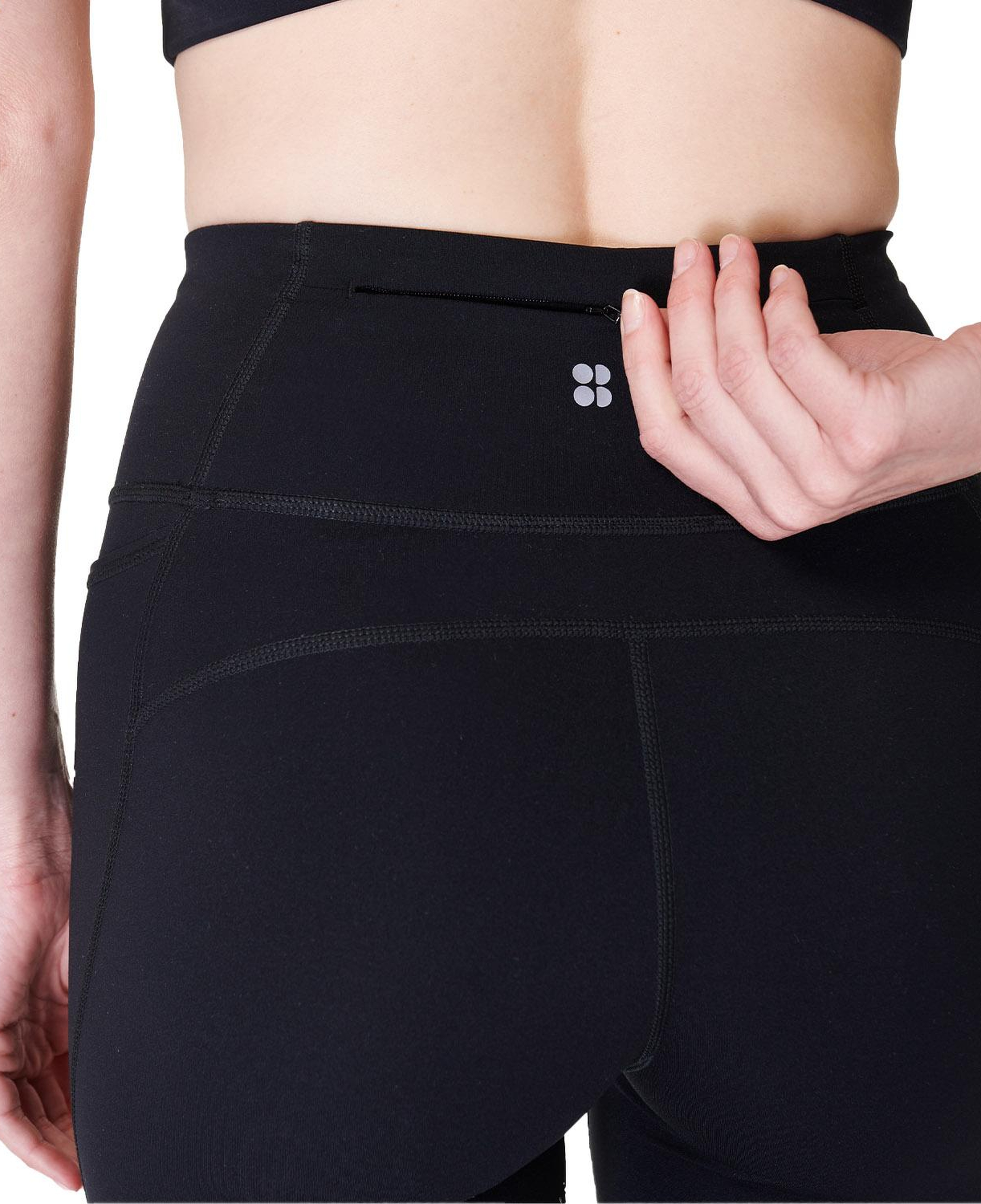 Sweaty Betty Power 32 Workout Boot Cut 2.0 Kadın Siyah Pantolon