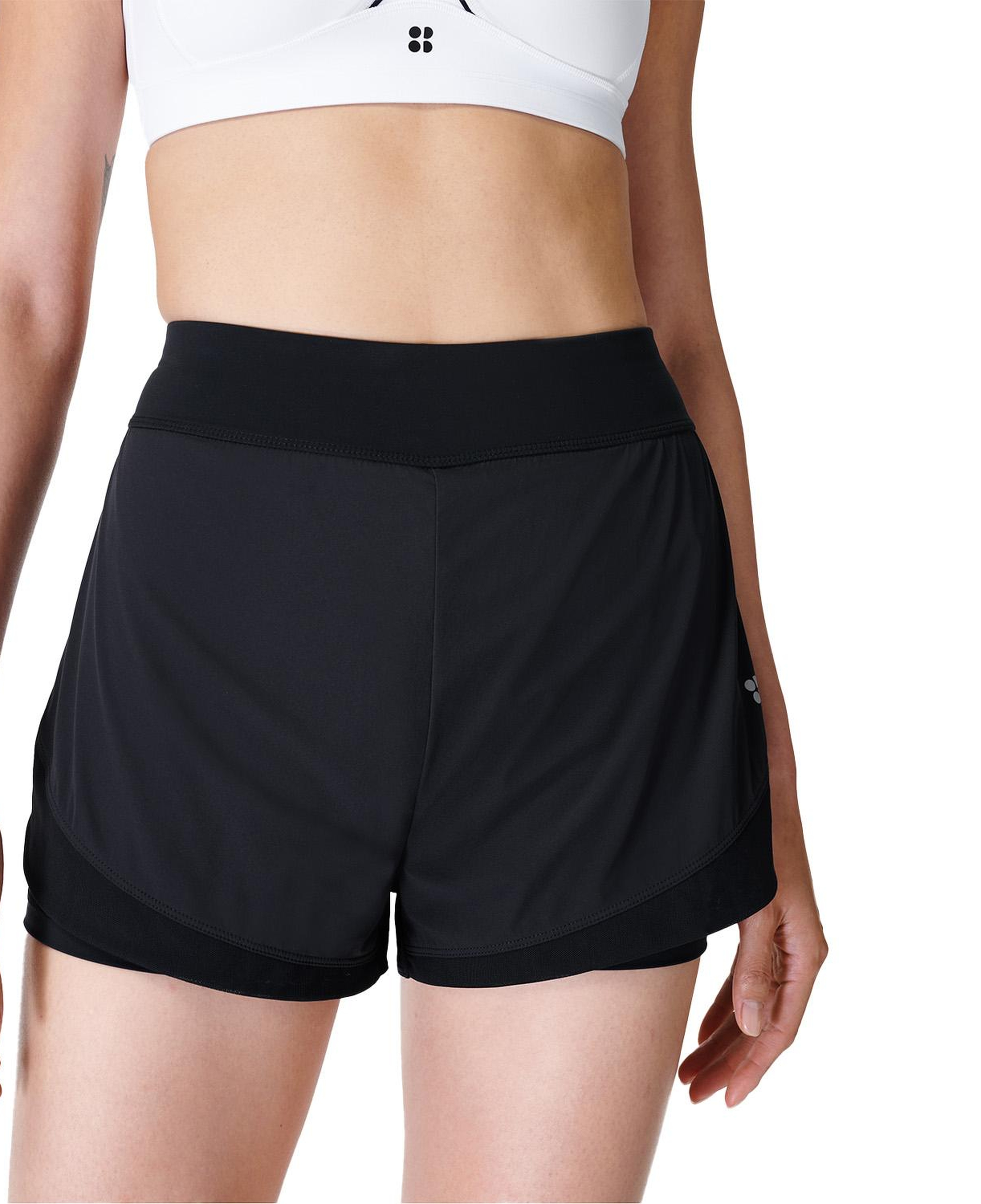Sweaty Betty Training Day Shorts Kadın Siyah Koşu Şortu