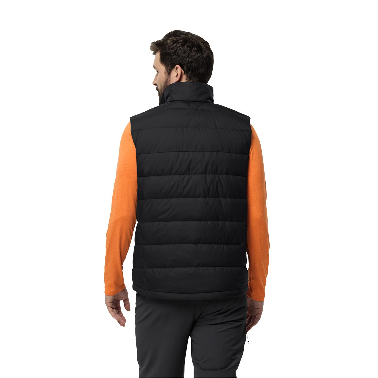 Jack Wolfskin Ather Down Vest Erkek Siyah Yelek