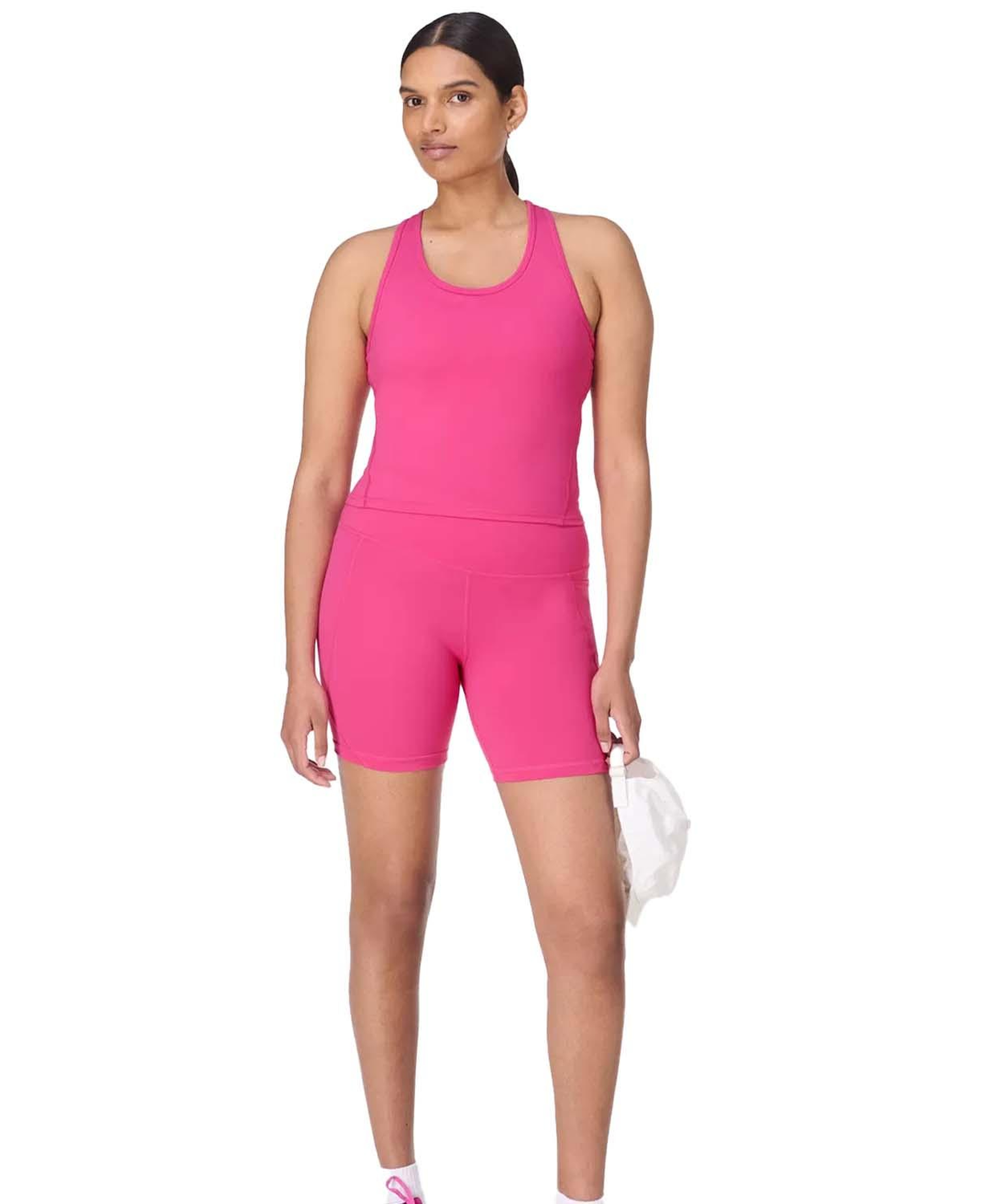 Sweaty Betty Power 6 Biker Shorts Kadın Pembe Koşu Şortu