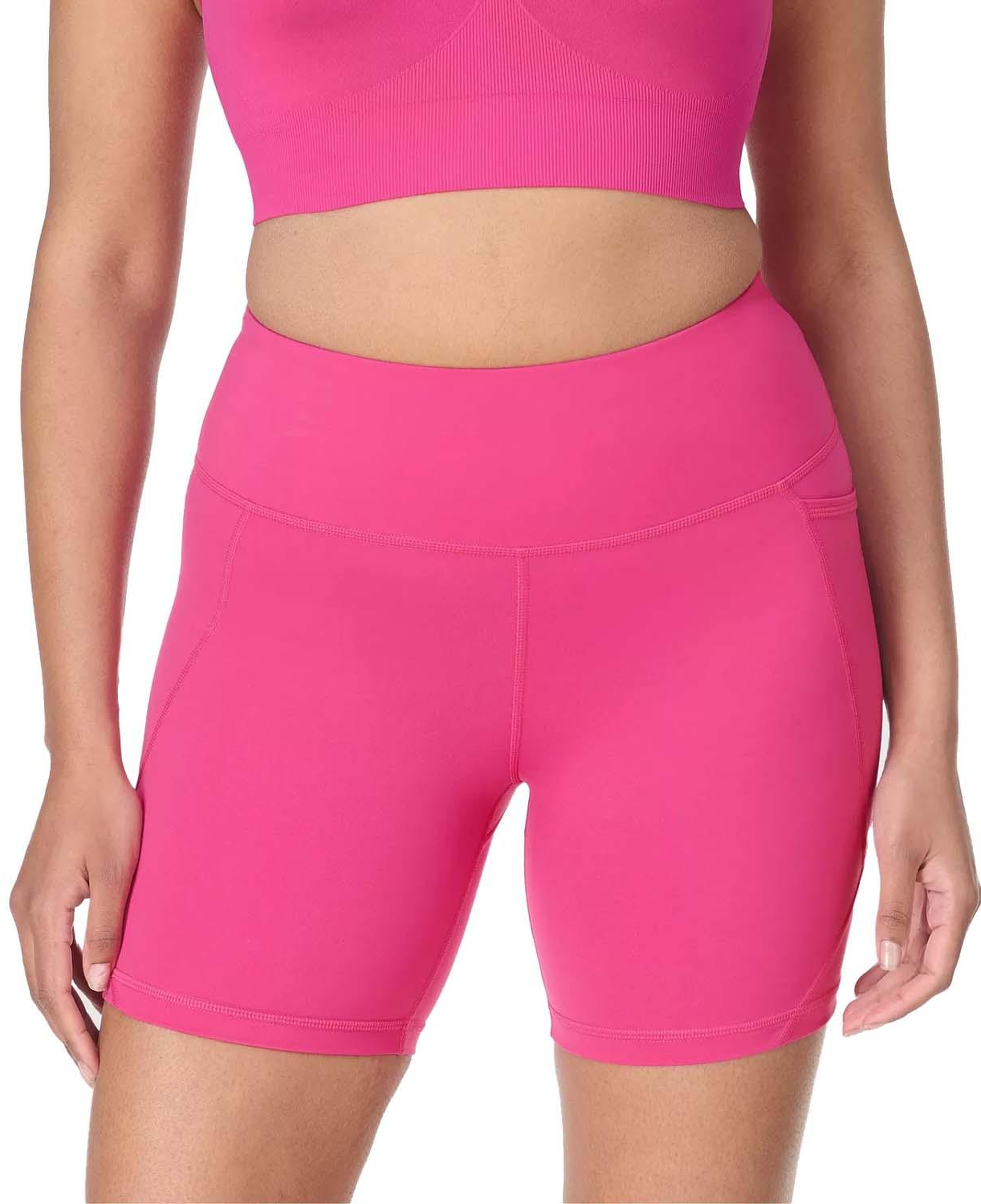Sweaty Betty Power 6 Biker Shorts Kadın Pembe Koşu Şortu