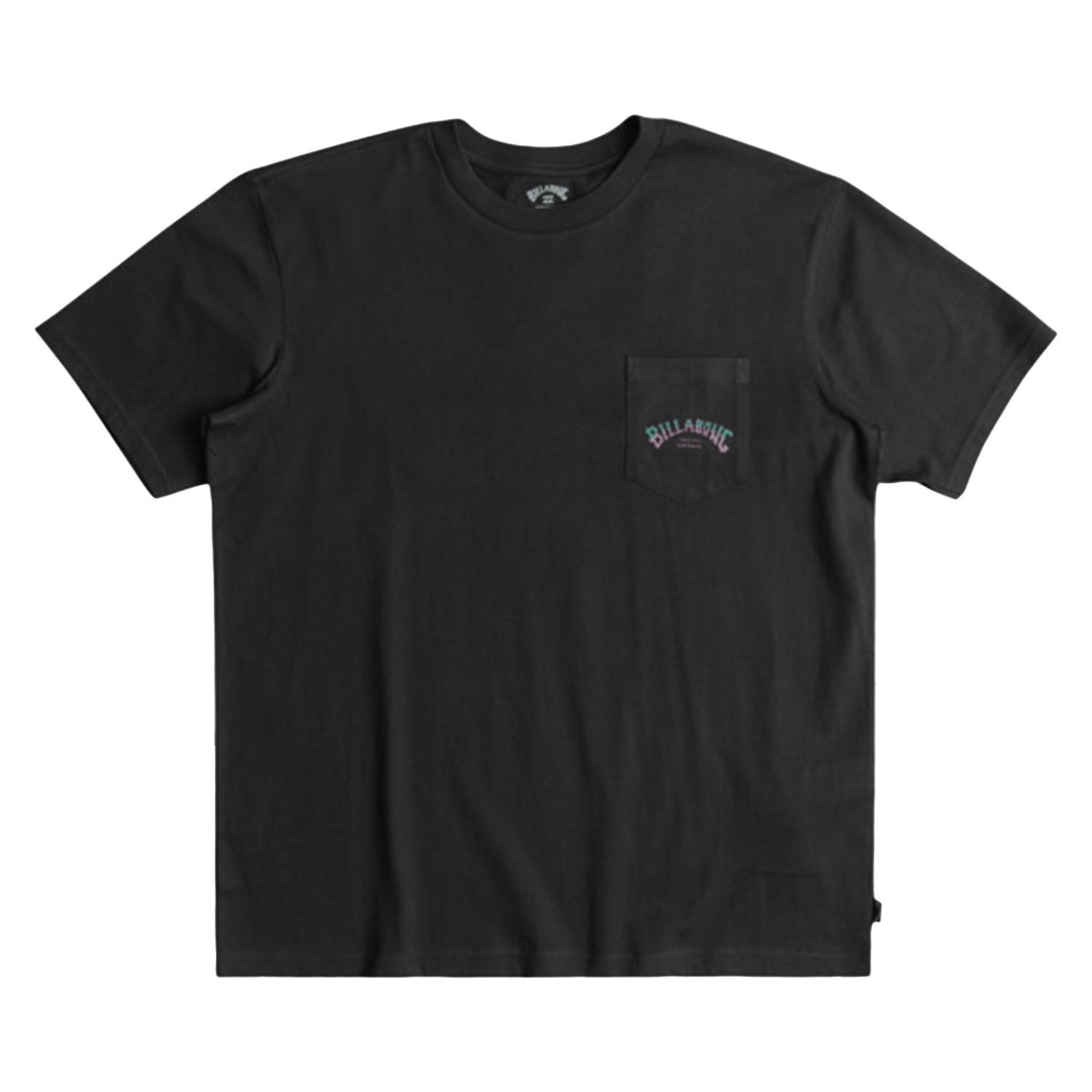 Billabong Stacked Arch Pkt Erkek Siyah Tişört