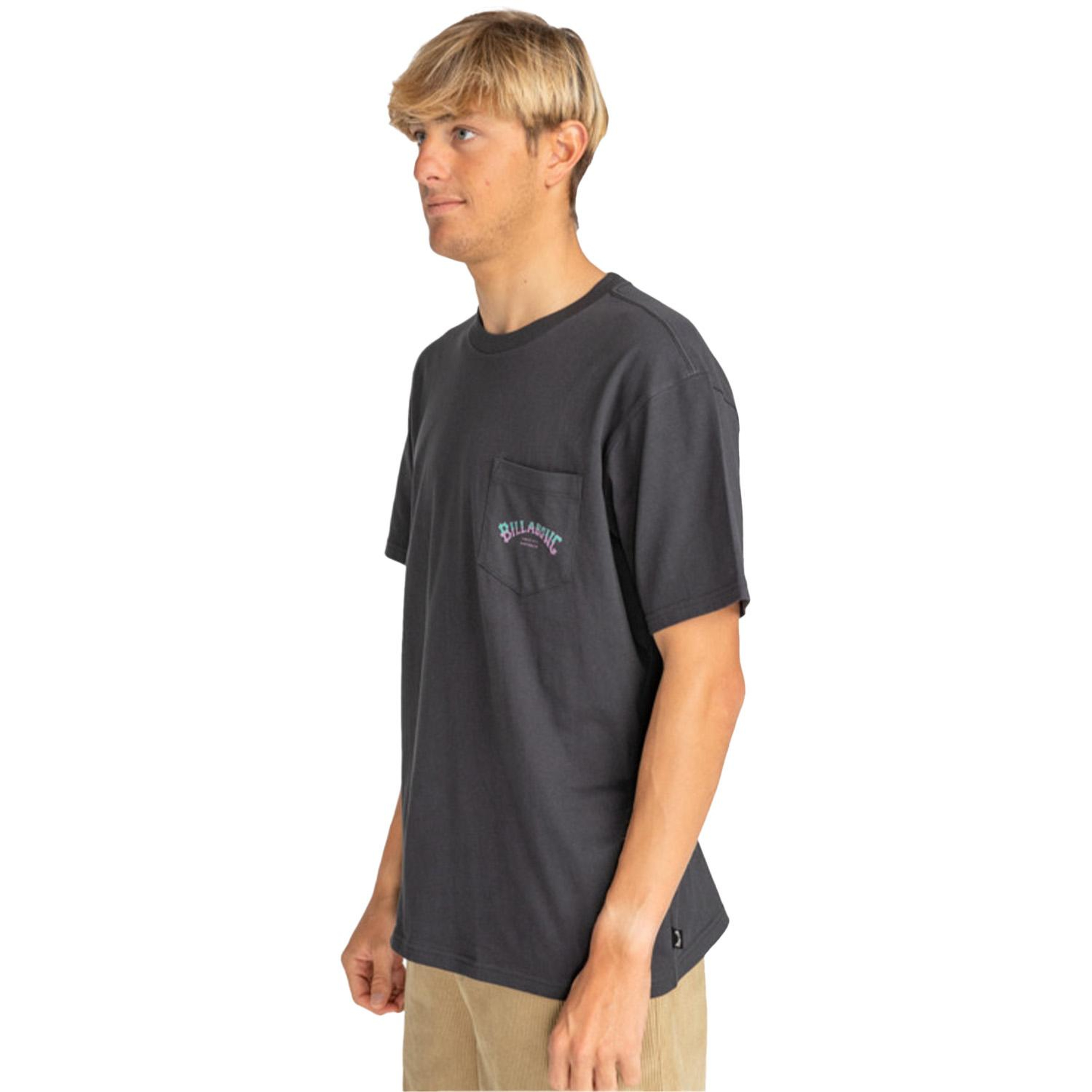 Billabong Stacked Arch Pkt Erkek Siyah Tişört