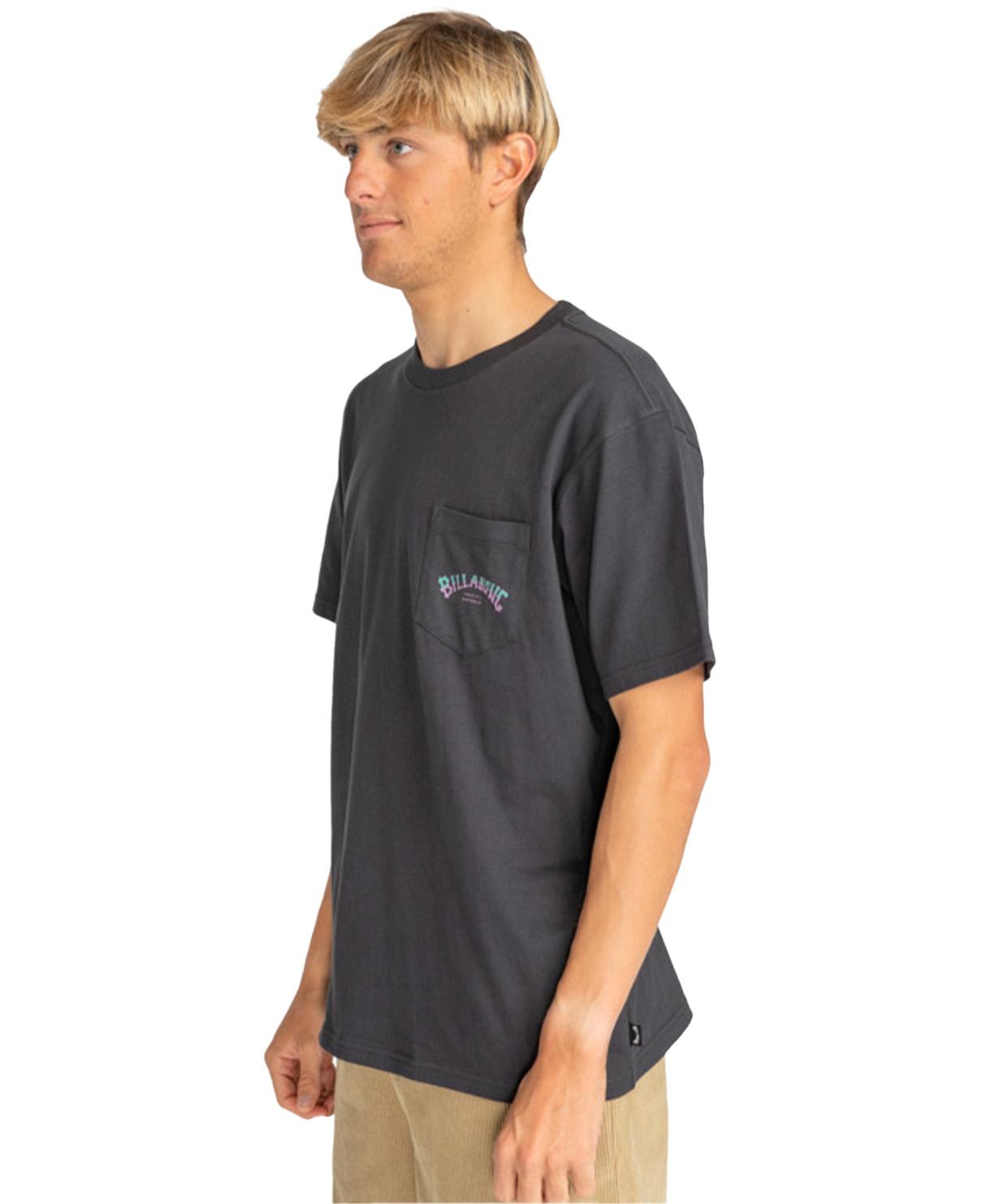 Billabong Stacked Arch Pkt Erkek Siyah Tişört