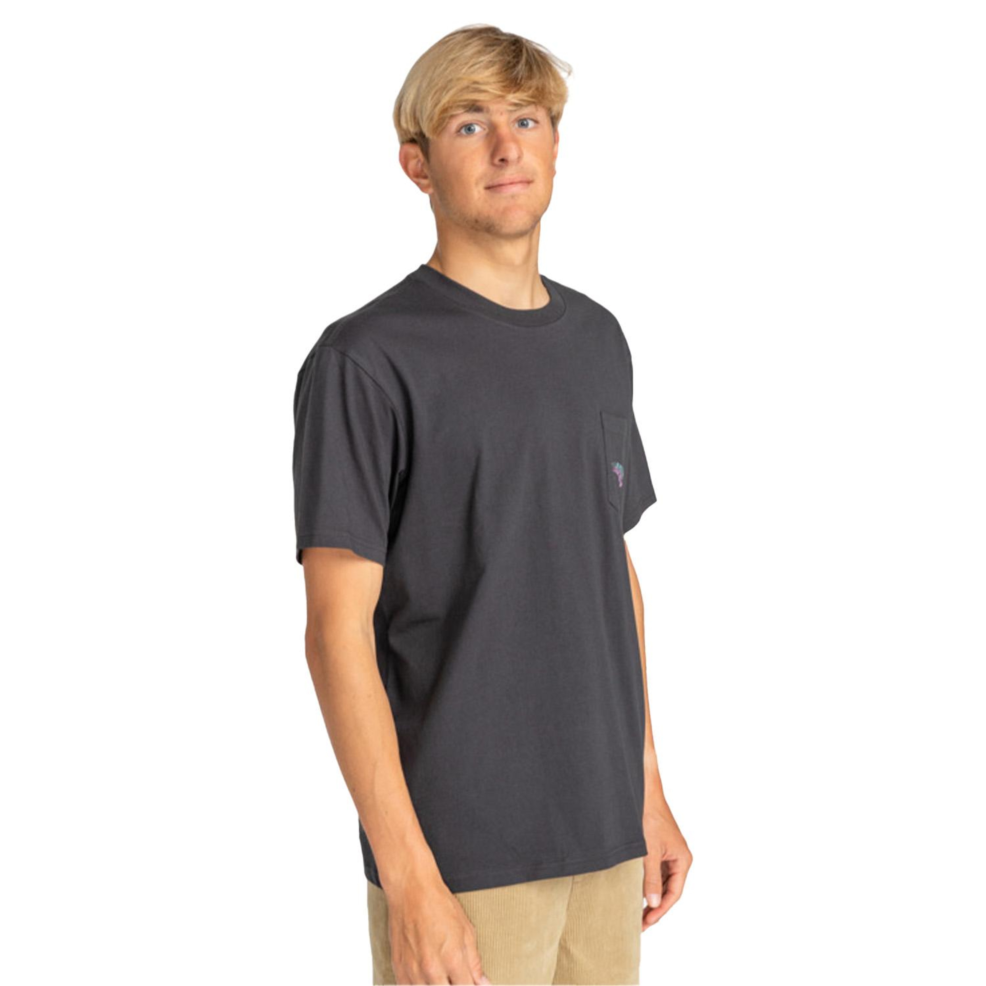 Billabong Stacked Arch Pkt Erkek Siyah Tişört