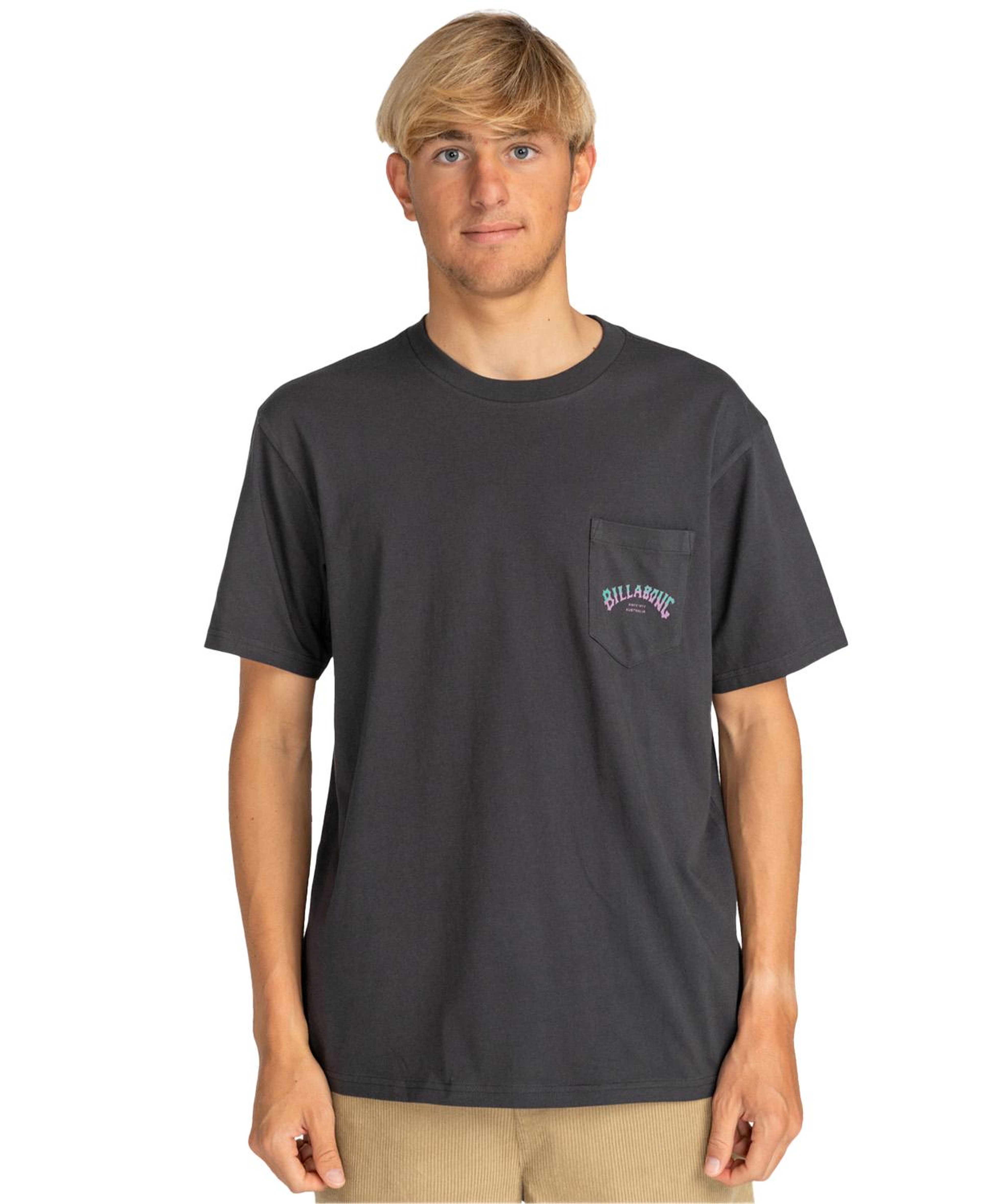 Billabong Stacked Arch Pkt Erkek Siyah Tişört