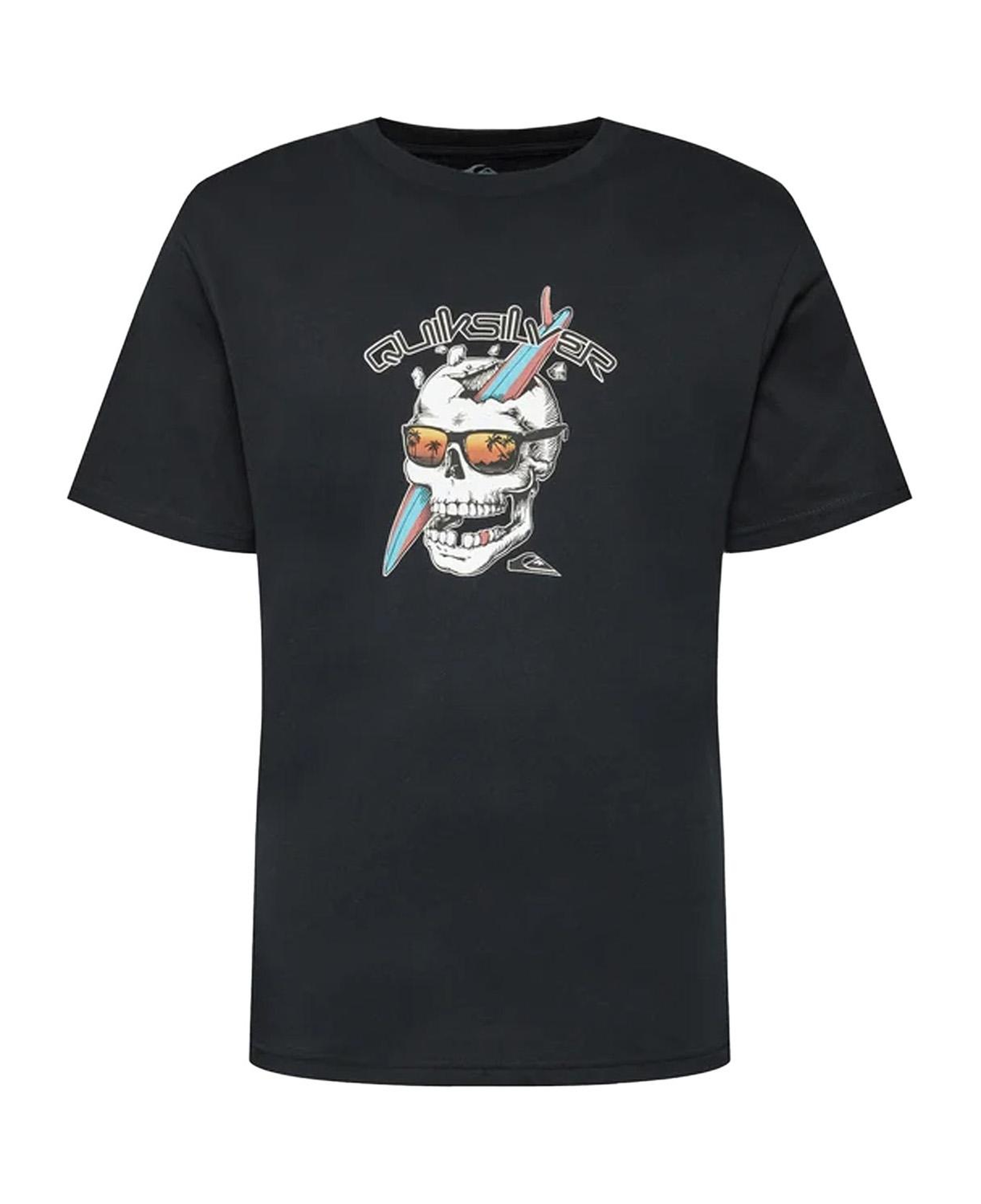 Quiksilver One Last Surf Erkek Siyah Tişört