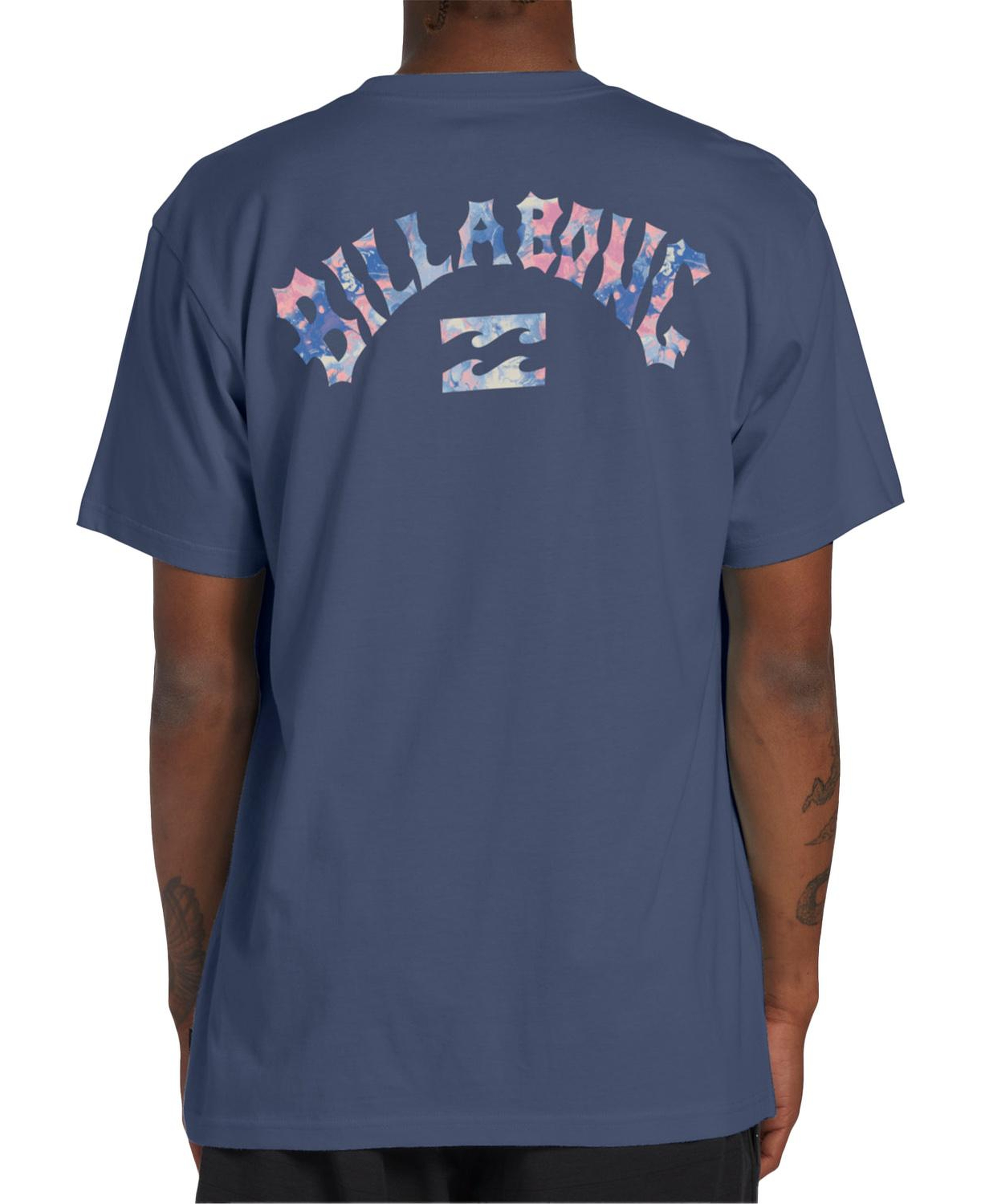 Billabong Arch Fill Tees Erkek Mavi Tişört