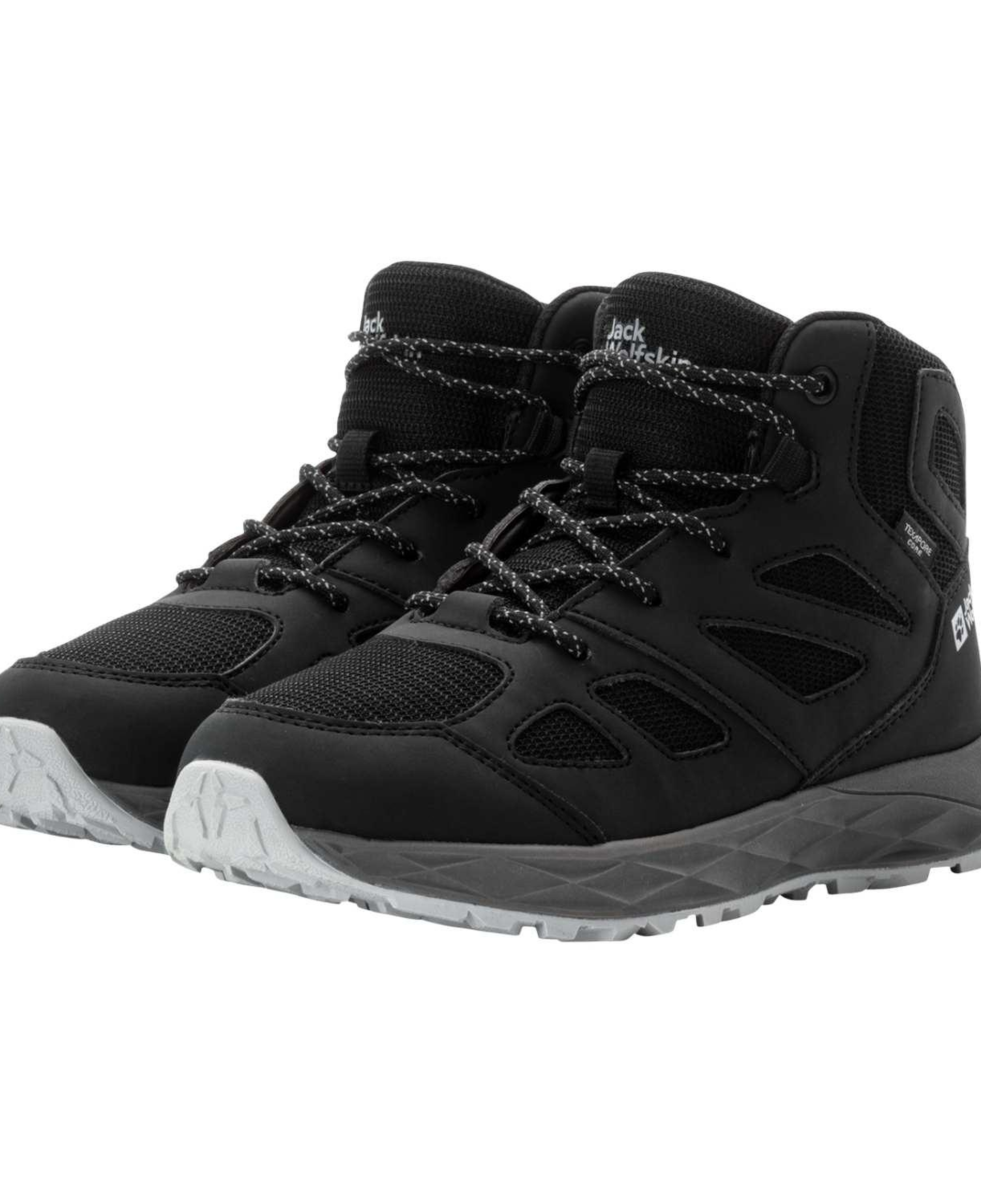 Jack Wolfskin Woodland 2 Texapore Mid K Unisex Çocuk Gri Bot