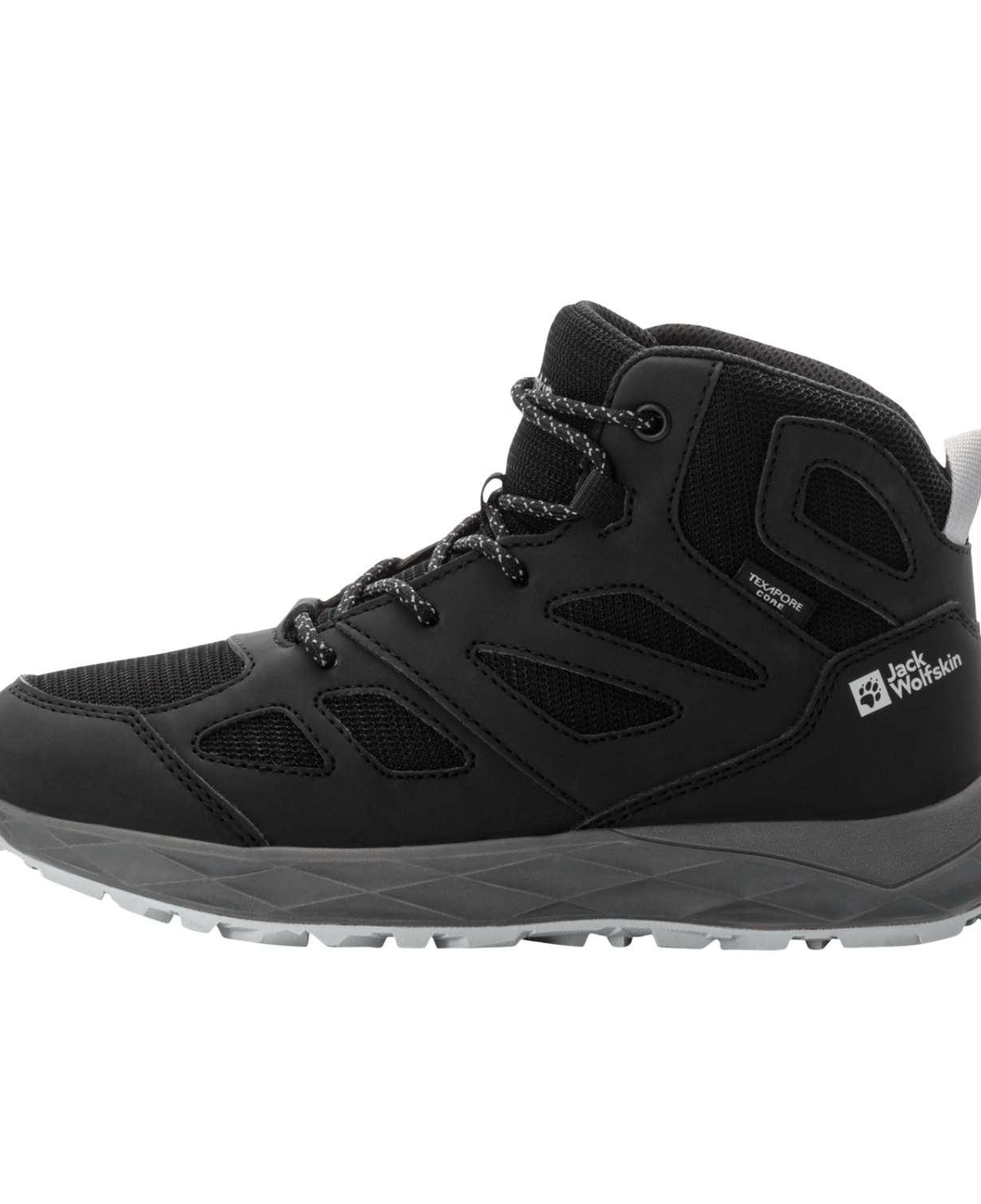 Jack Wolfskin Woodland 2 Texapore Mid K Unisex Çocuk Gri Bot