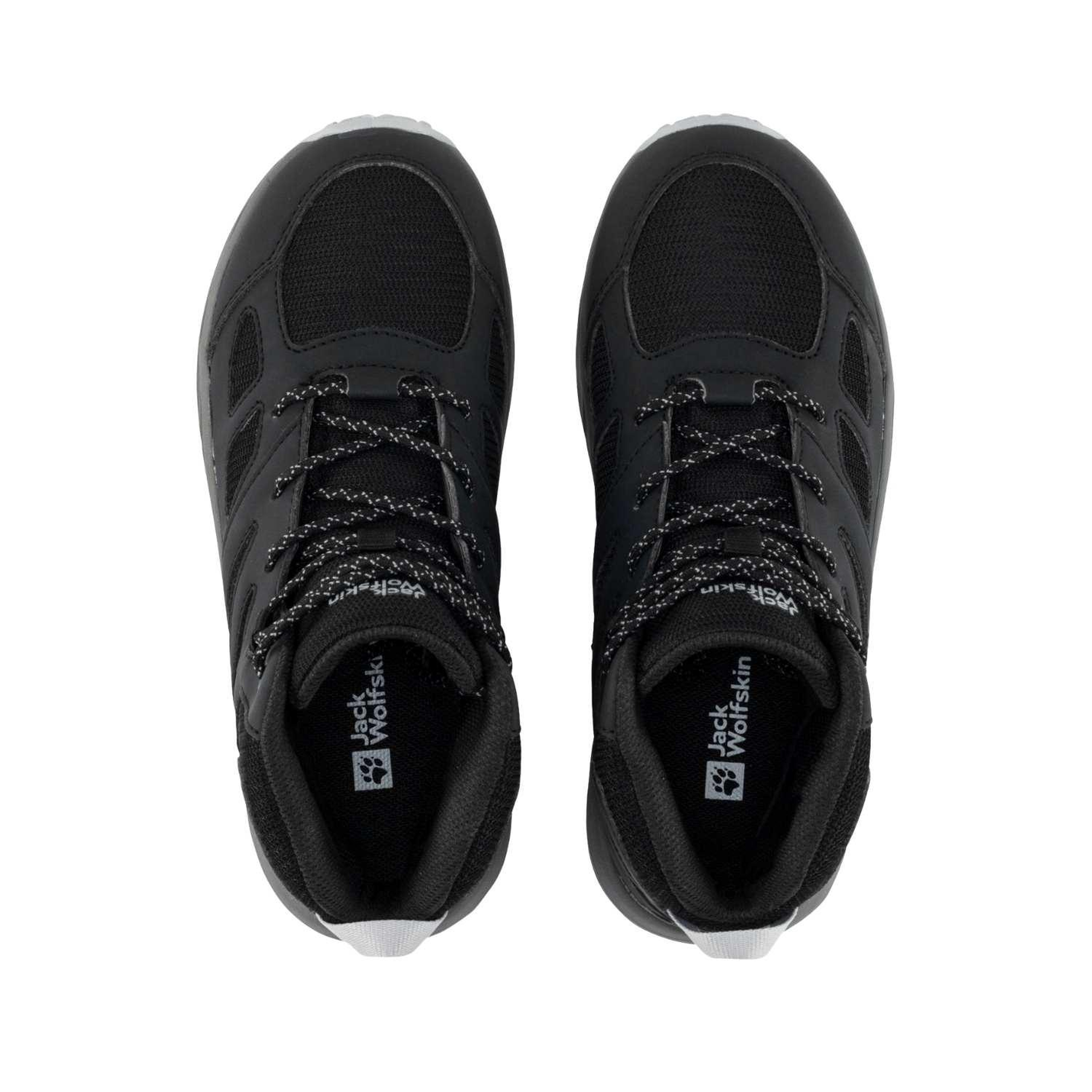 Jack Wolfskin Woodland 2 Texapore Mid K Unisex Çocuk Gri Bot