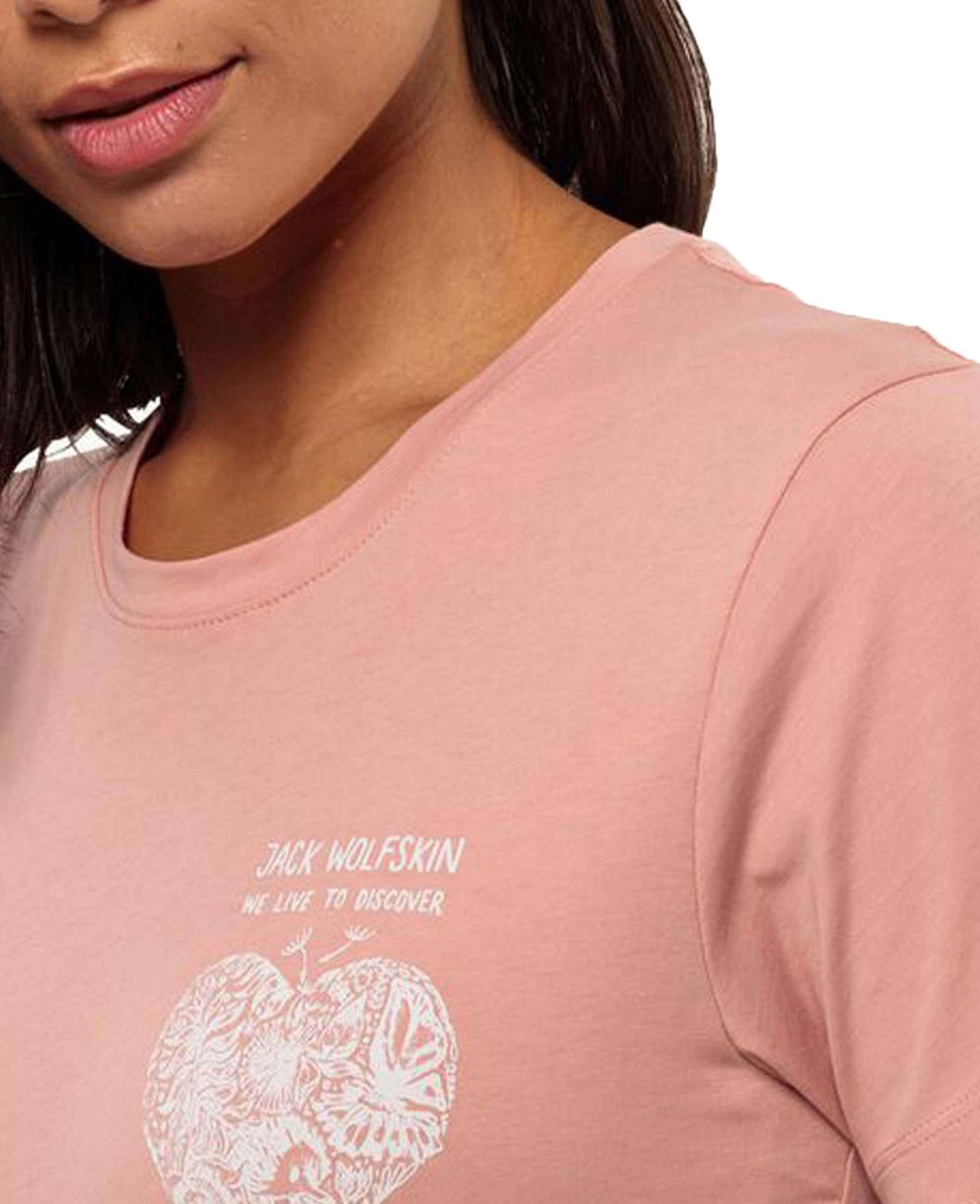Jack Wolfskin Discover Heart T Kadın Tişört
