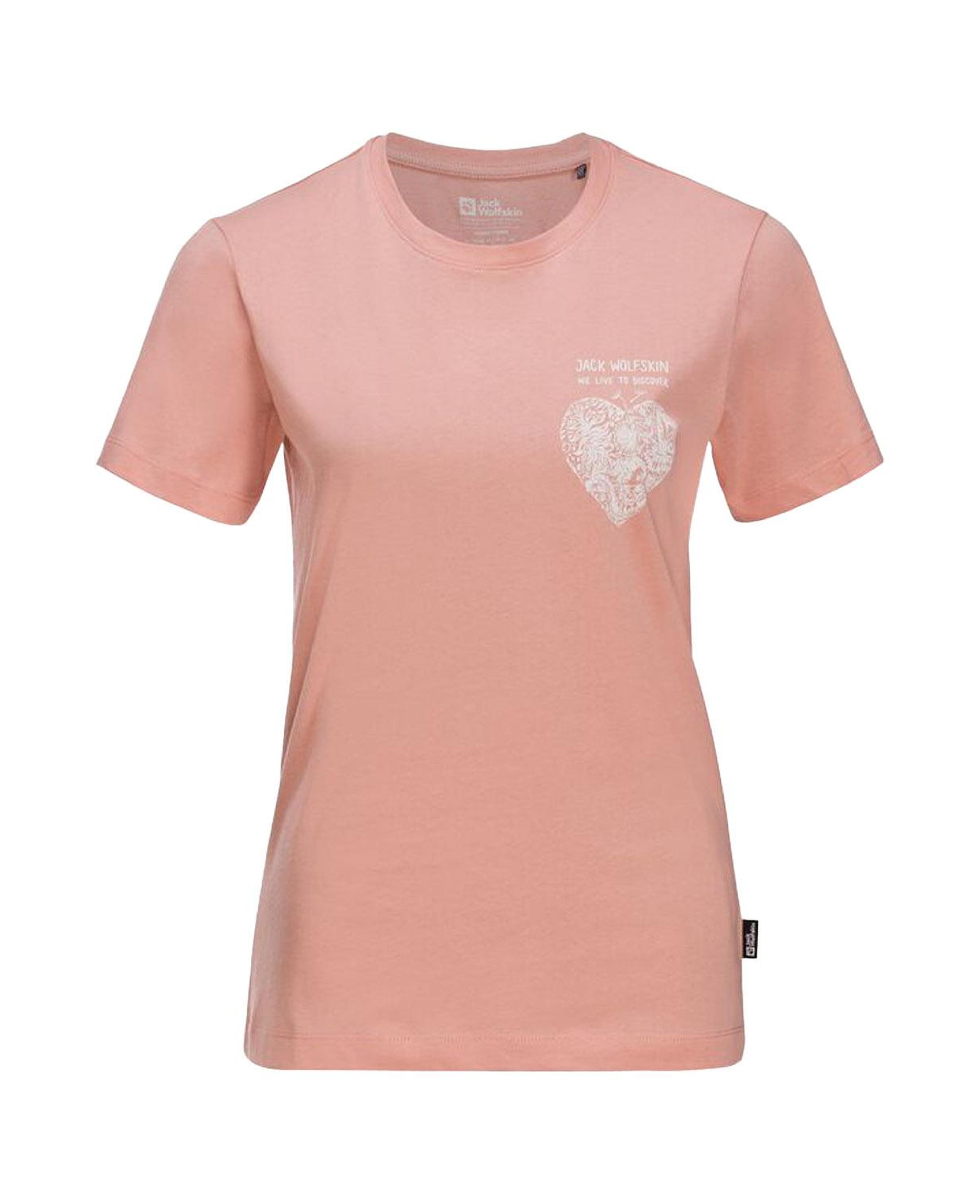 Jack Wolfskin Discover Heart T Kadın Tişört