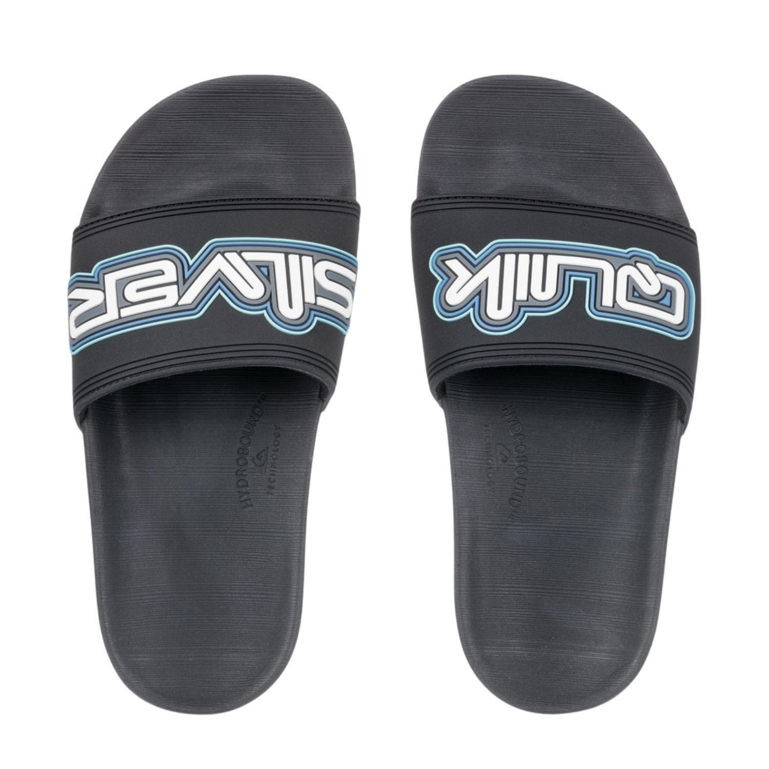 Quiksilver Rivi Wordmark Slide II Youth Erkek Çocuk Siyah Terlik
