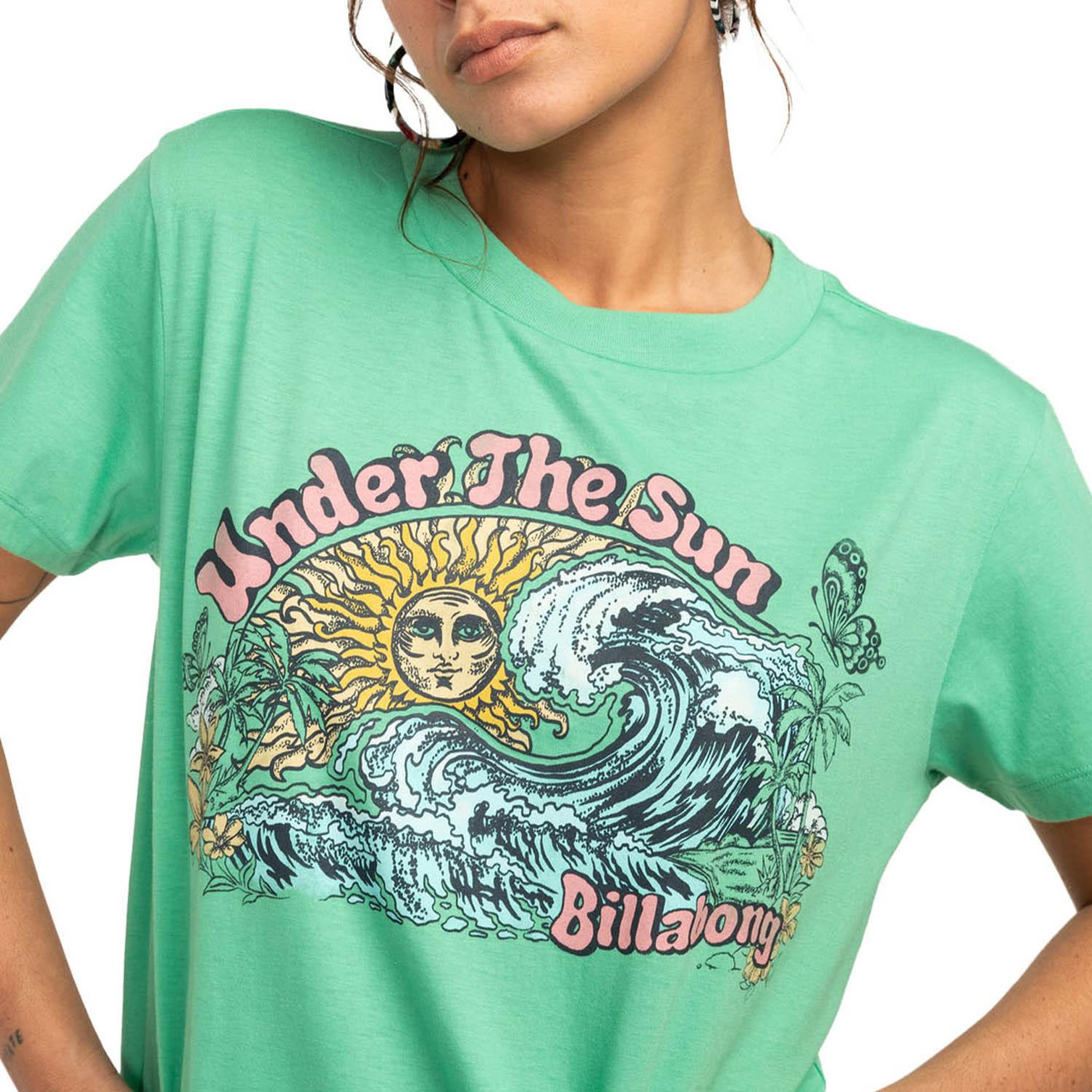 Billabong Chopy Waters Kadın Yeşil Tişört