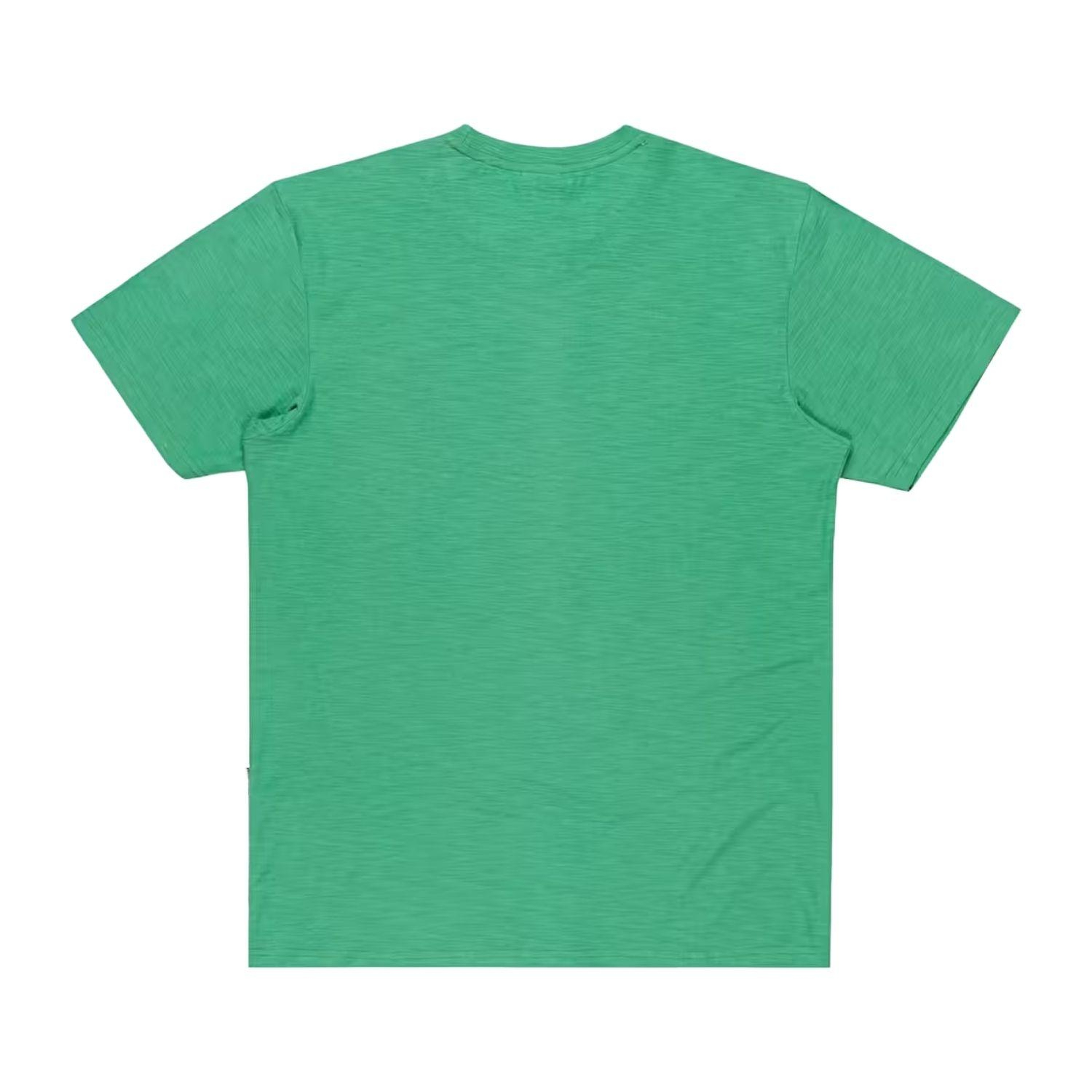 Quiksilver Slub Roundneck Erkek Yeşil Tişört