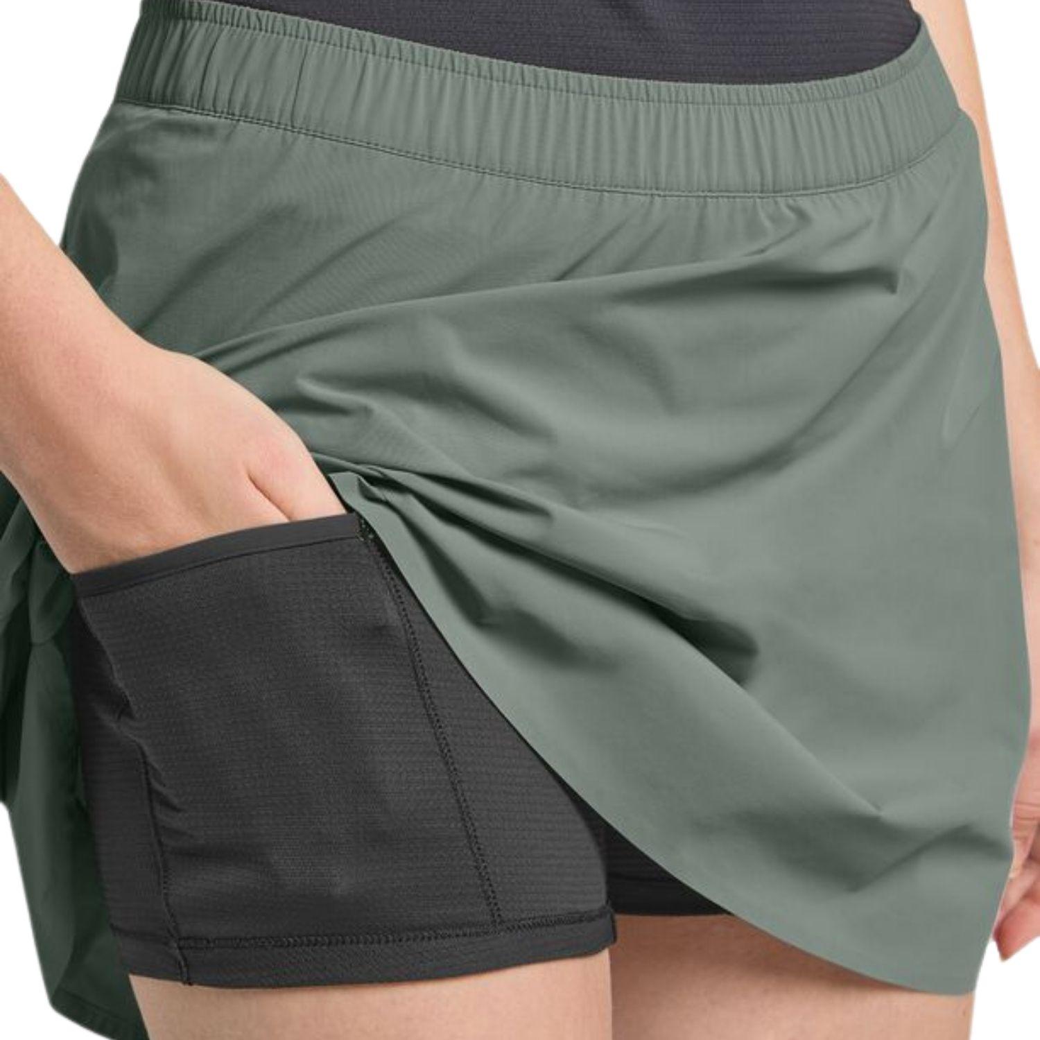 Jack Wolfskin Prelight Swift Skort Kadın Yeşil Etek