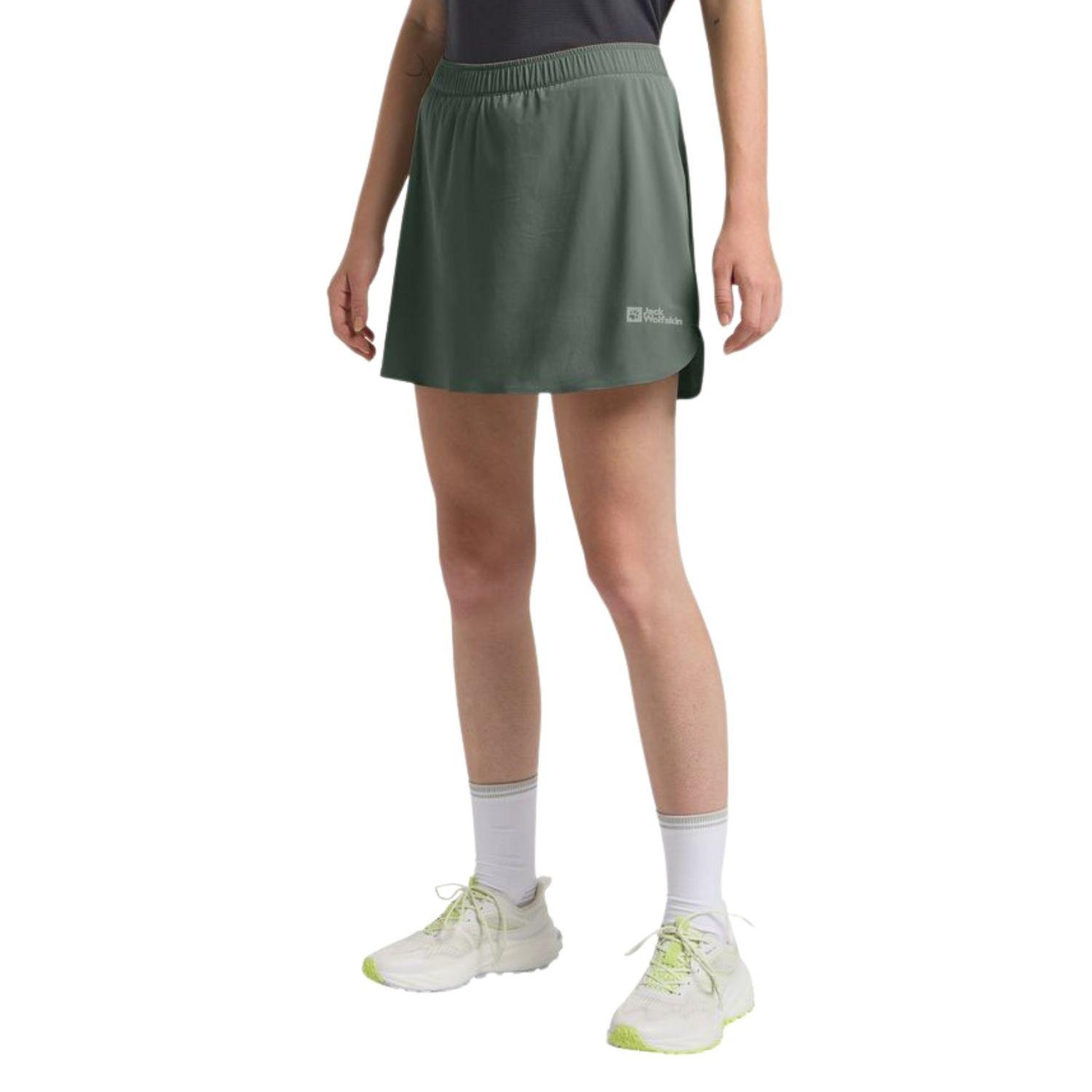 Jack Wolfskin Prelight Swift Skort Kadın Yeşil Etek