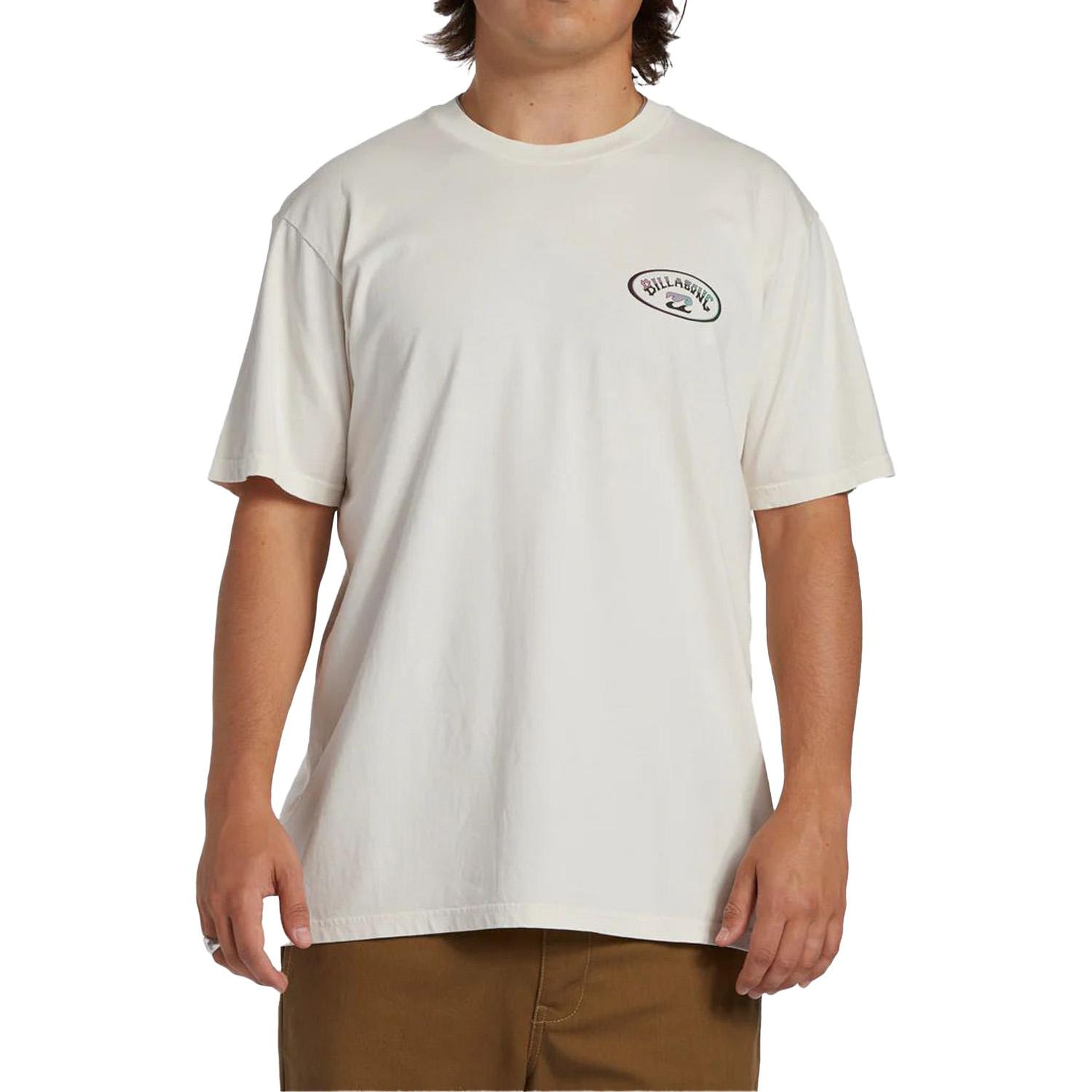 Billabong Crossboards Tees Erkek Beyaz Tişört