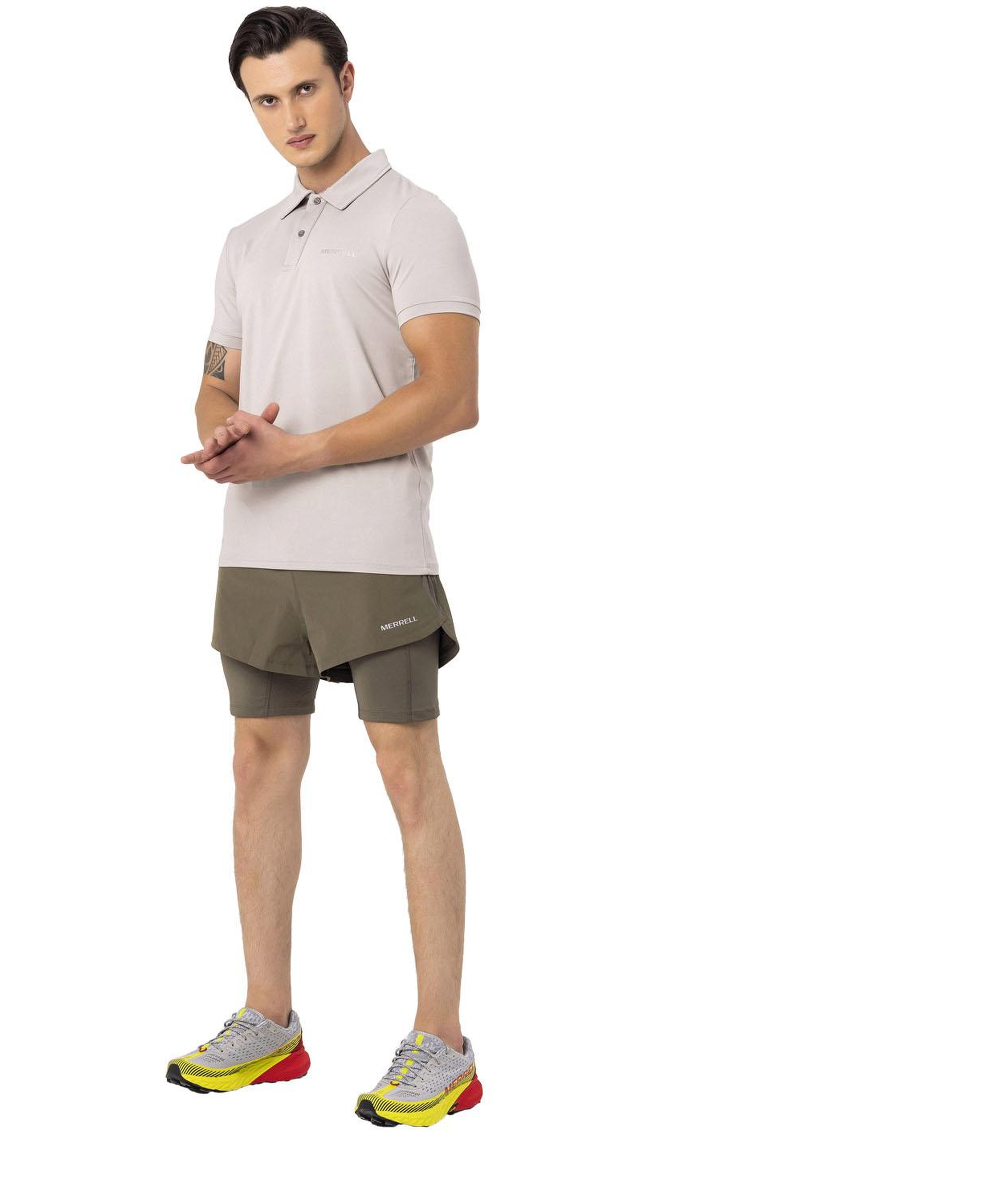 Merrell Pro Erkek Gri Polo Tişört