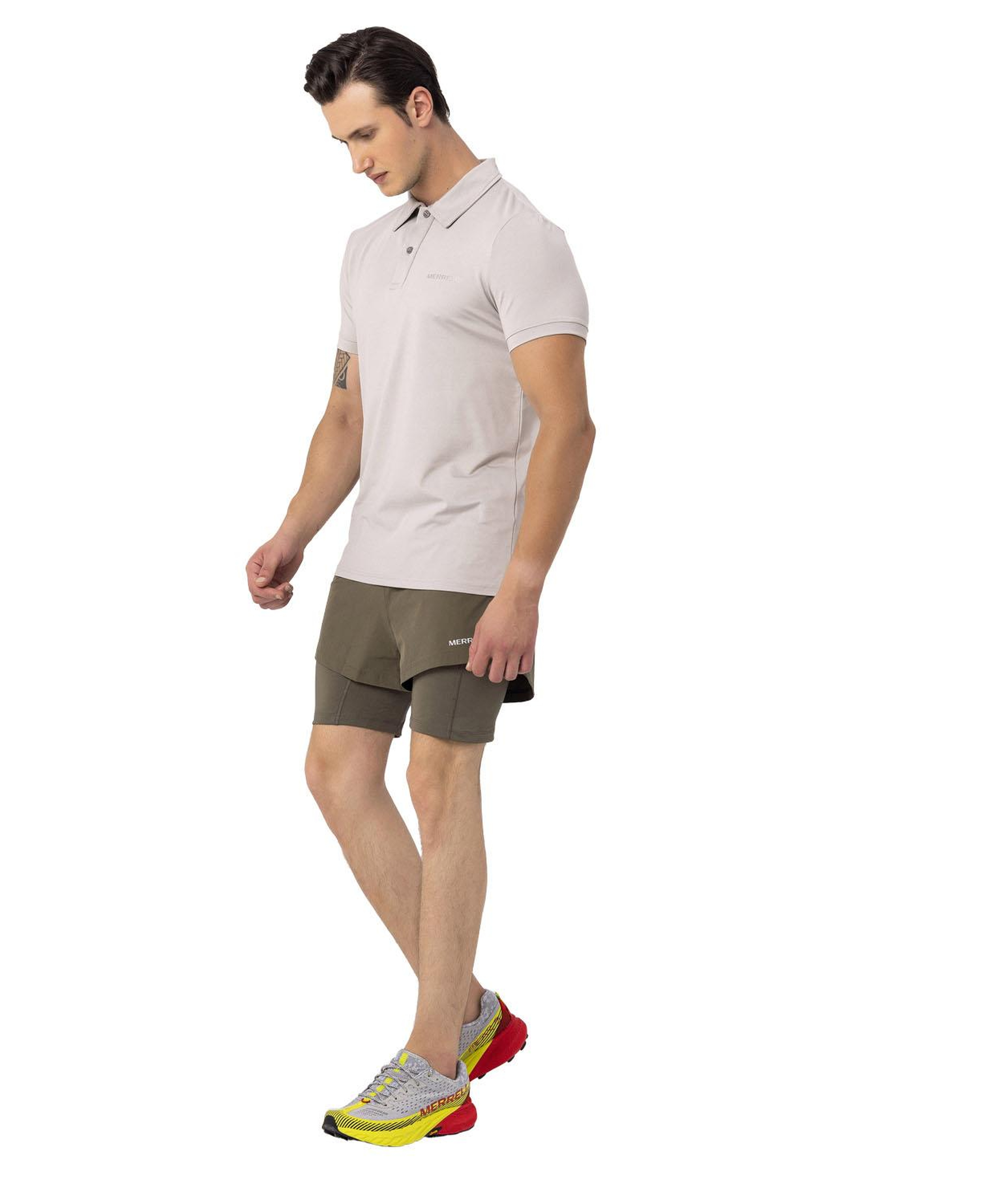Merrell Pro Erkek Gri Polo Tişört