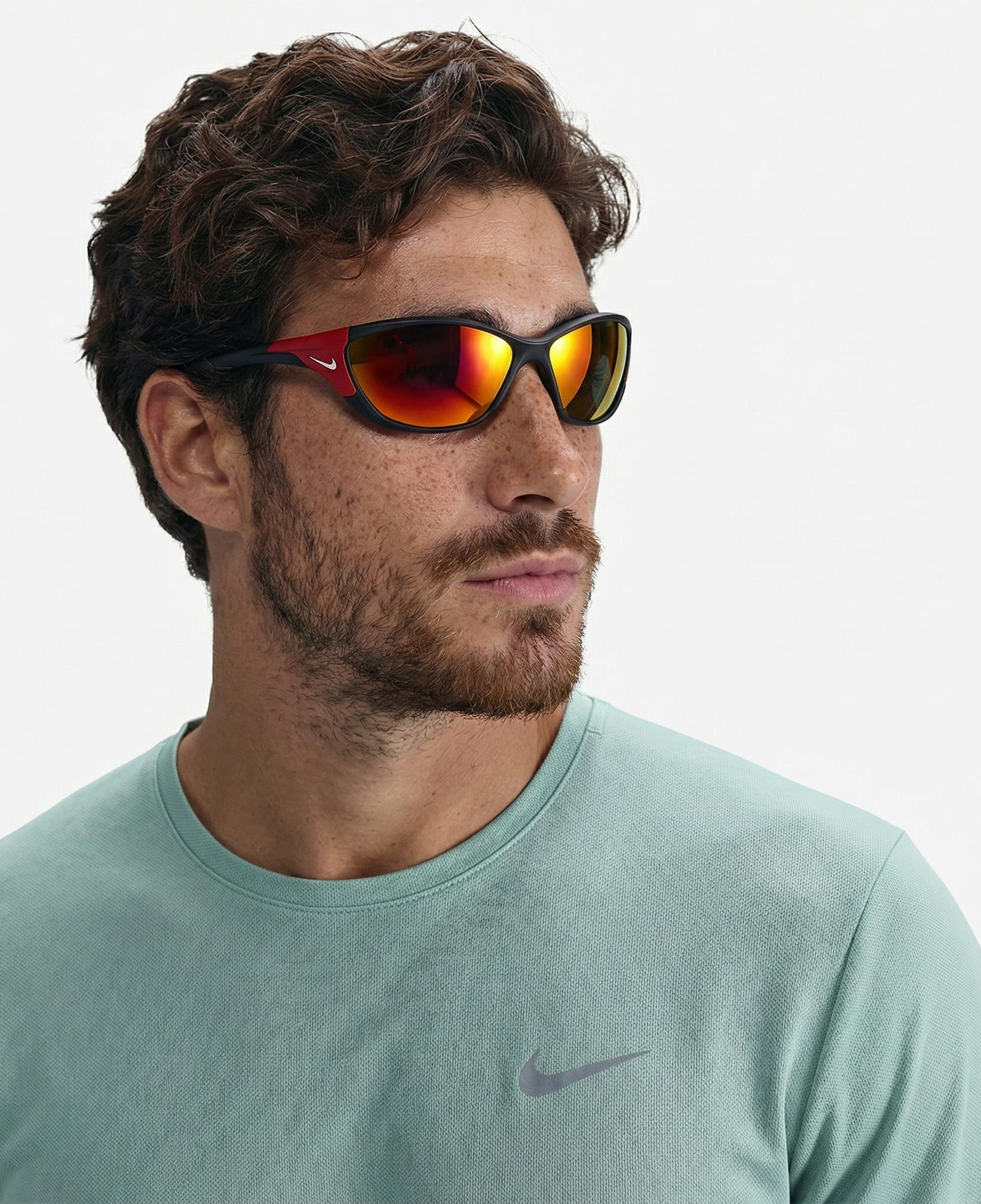 Nike Dri-Fit Miler Erkek Yeşil Uzun Kollu T-Shirt