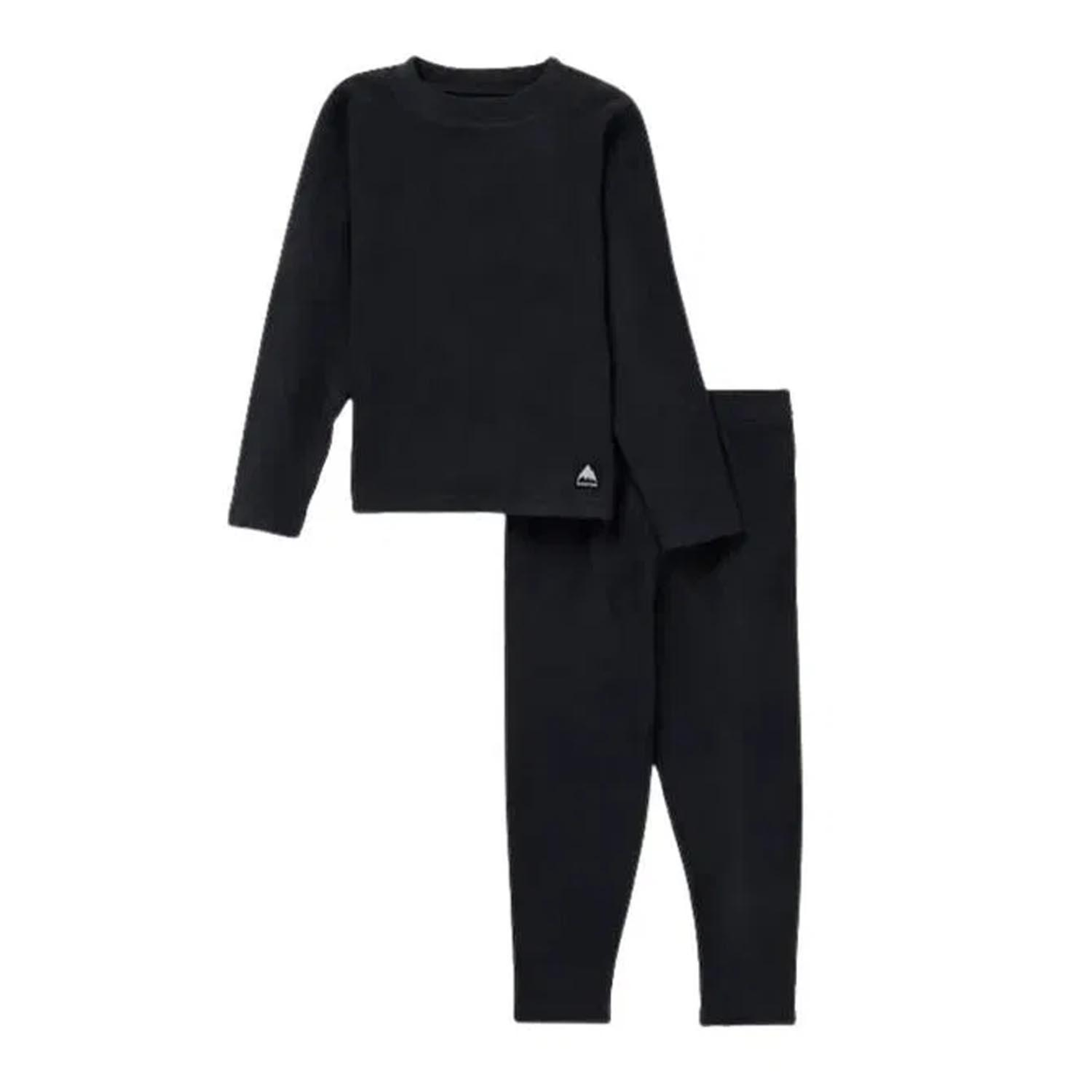 Burton Toddlers' Fleece Base Layer Set Unisex Çocuk Siyah Içlik Set
