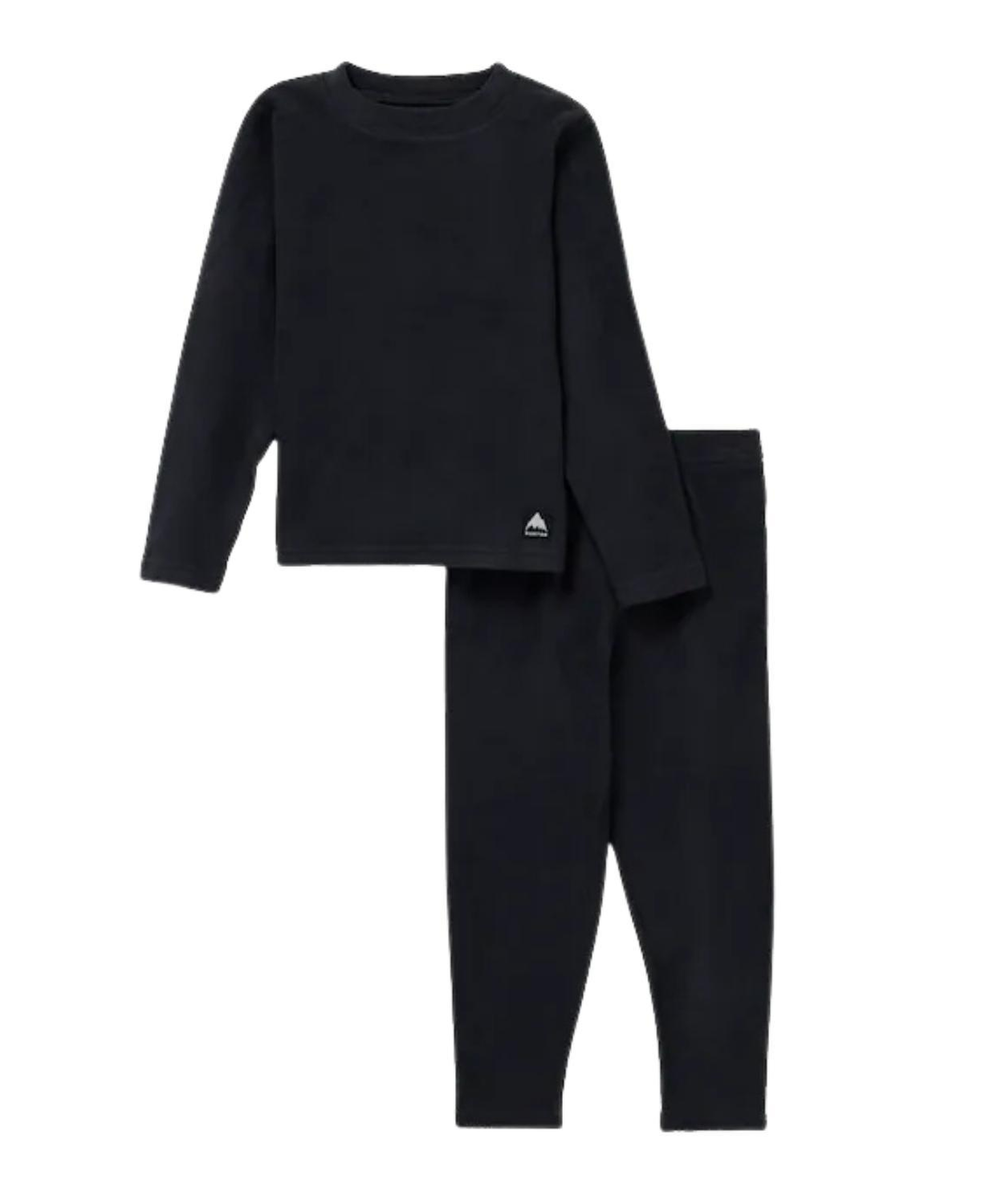 Burton Toddlers' Fleece Base Layer Set Unisex Çocuk Siyah Içlik Set