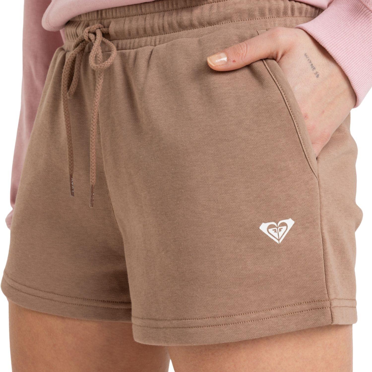 Roxy Surf Stoked Short Terry Kadın Kahverengi Şort