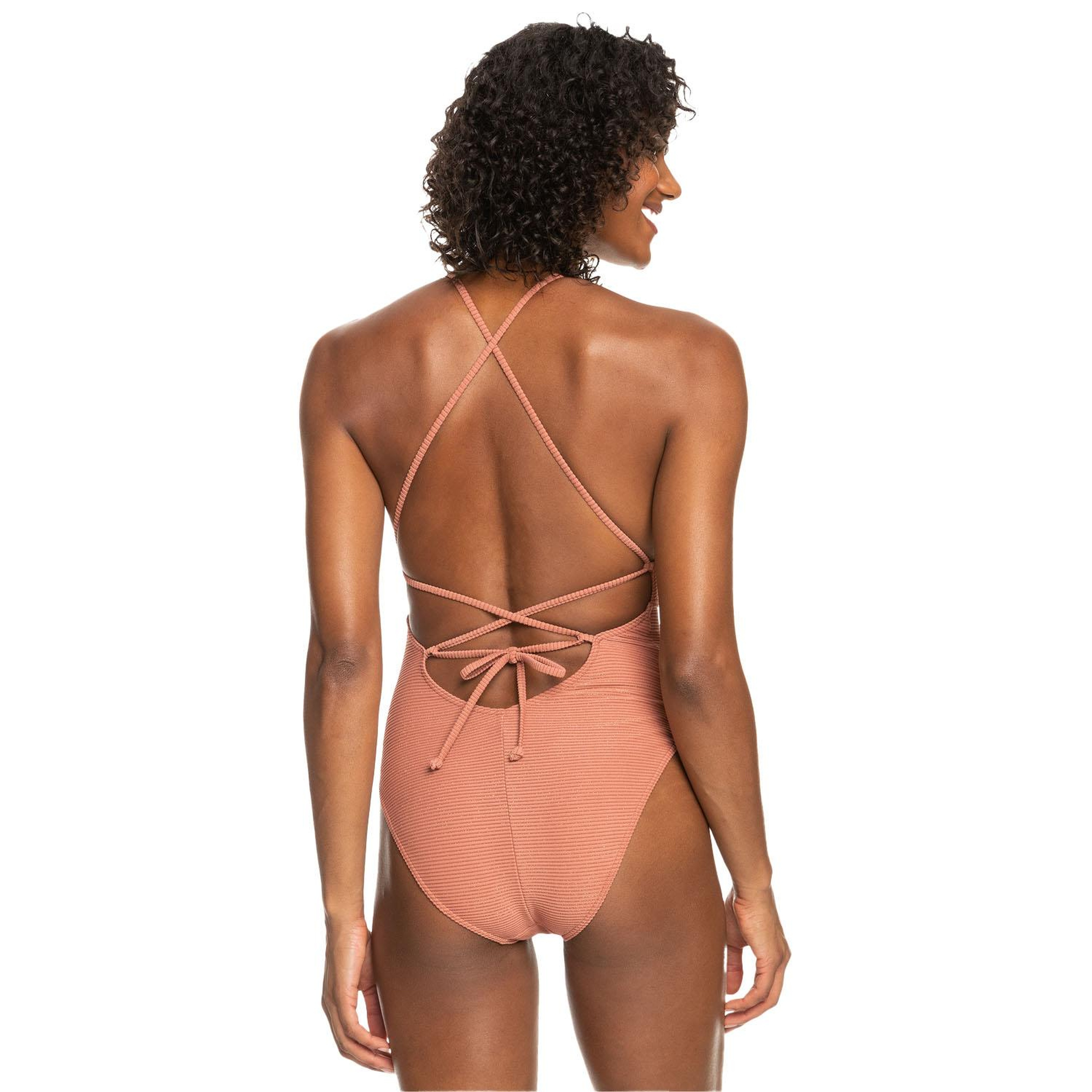 Roxy Coconut Crew Strappy Hl Op Kadın Turuncu Mayo