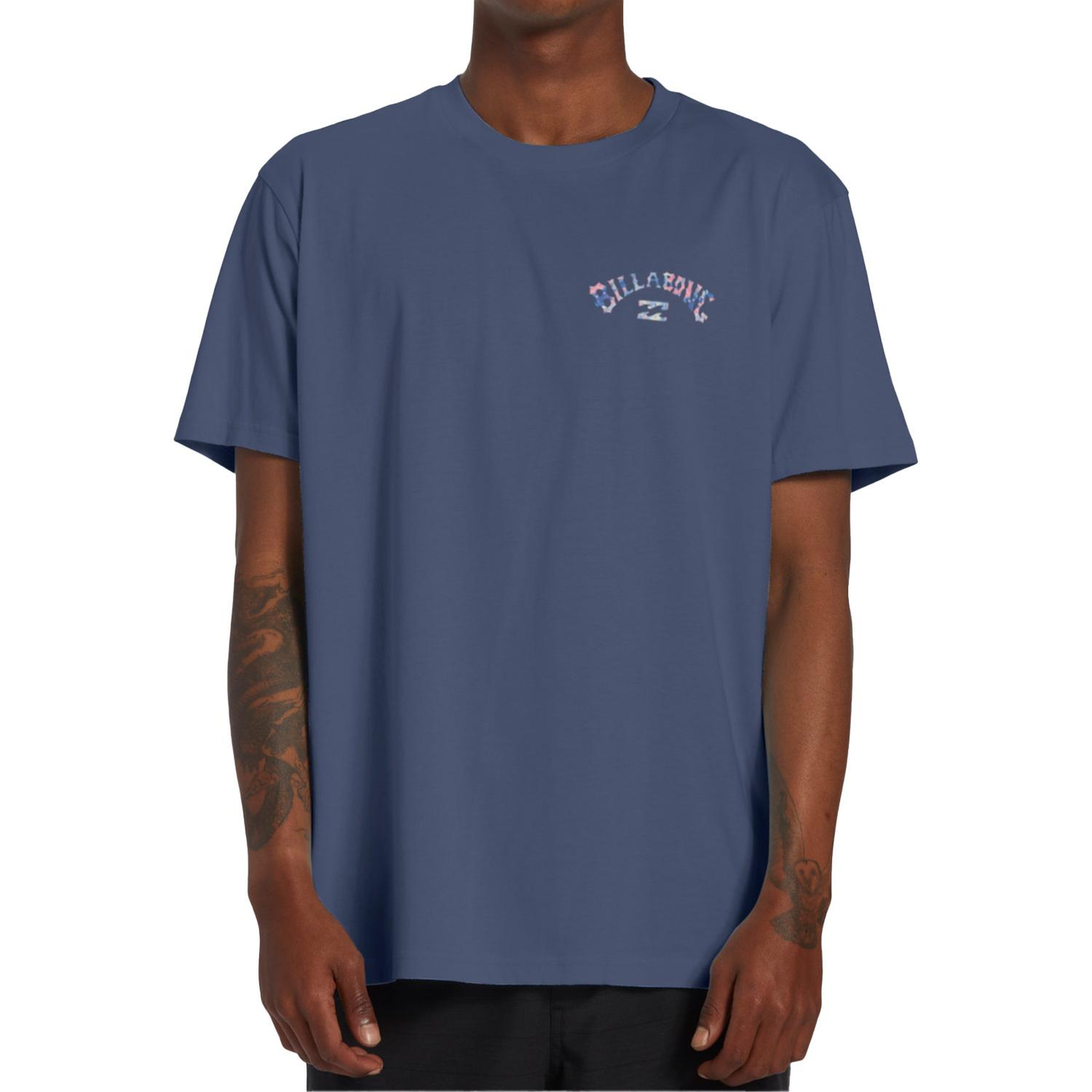 Billabong Arch Fill Tees Erkek Mavi Tişört