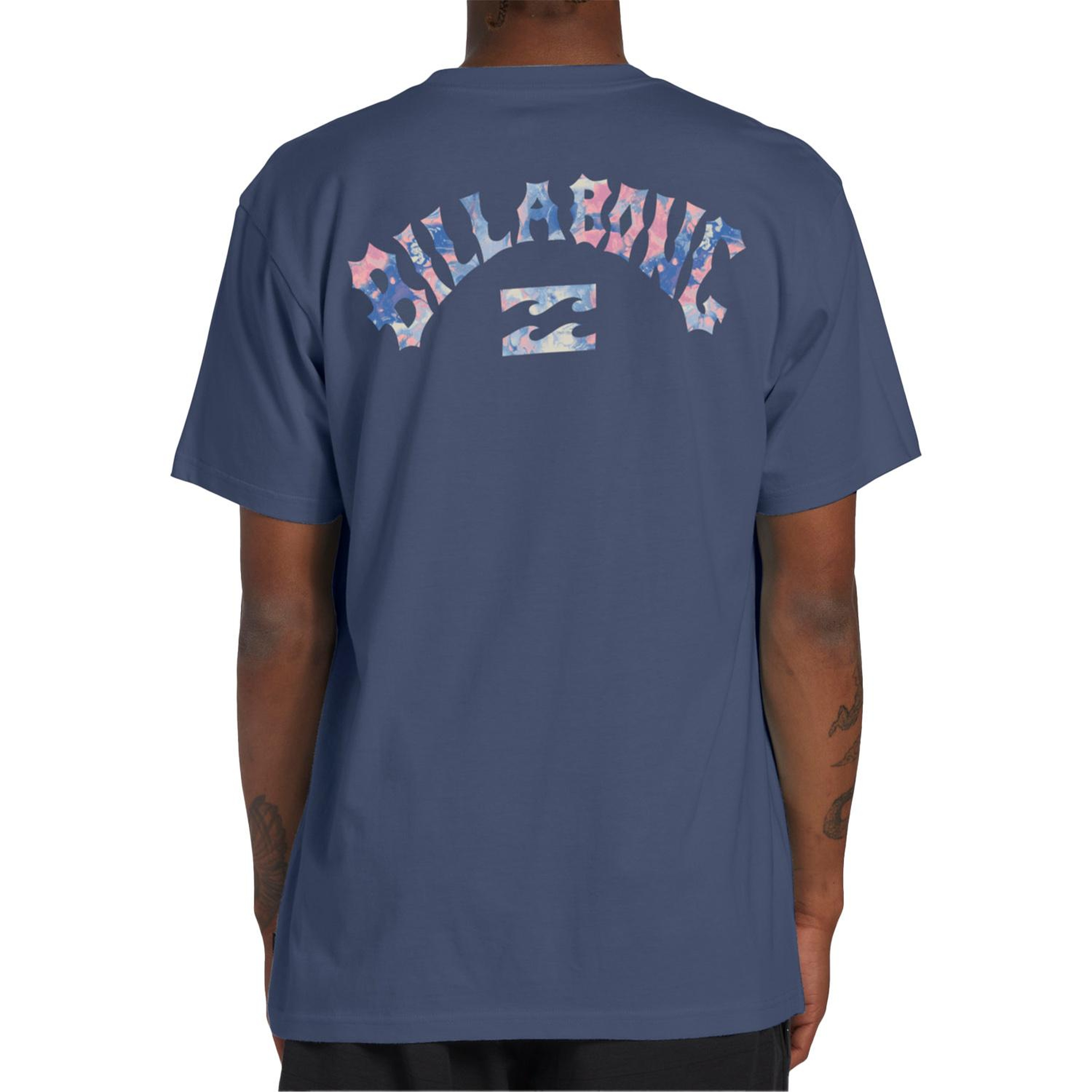 Billabong Arch Fill Tees Erkek Mavi Tişört