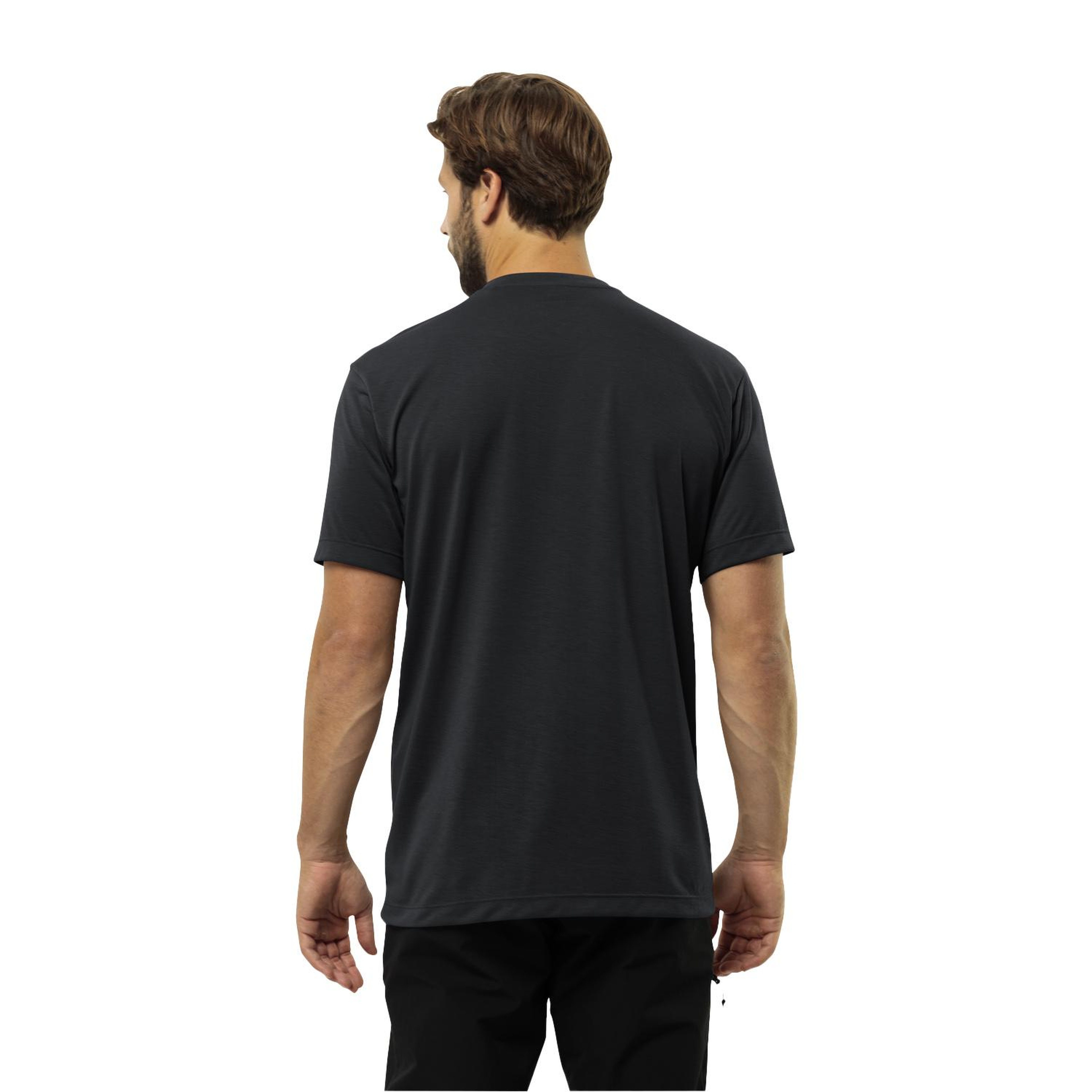 Jack Wolfskin Vonnan Erkek Gri Tişört