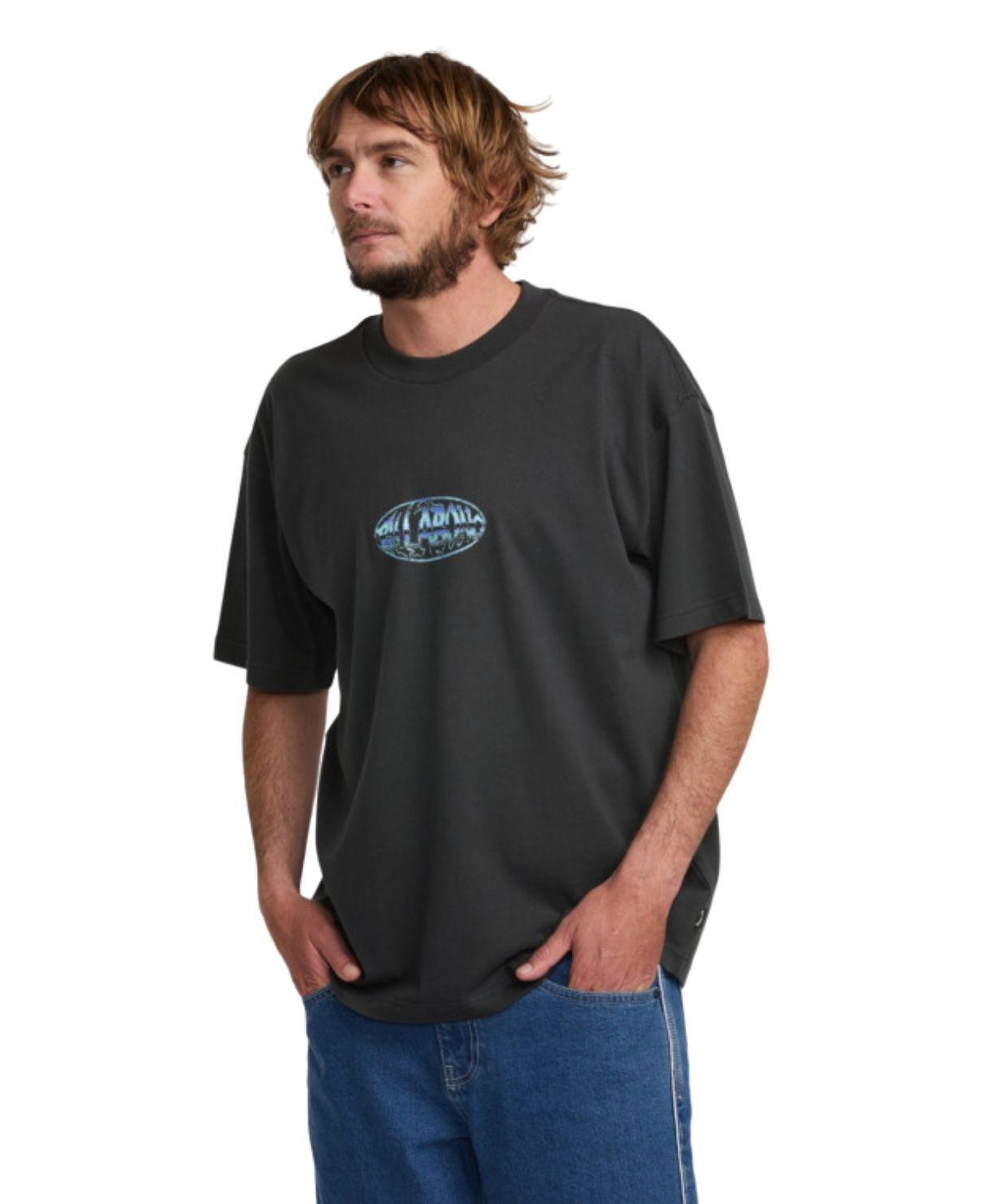 Billabong Identity Og Ss Erkek Siyah Tişört