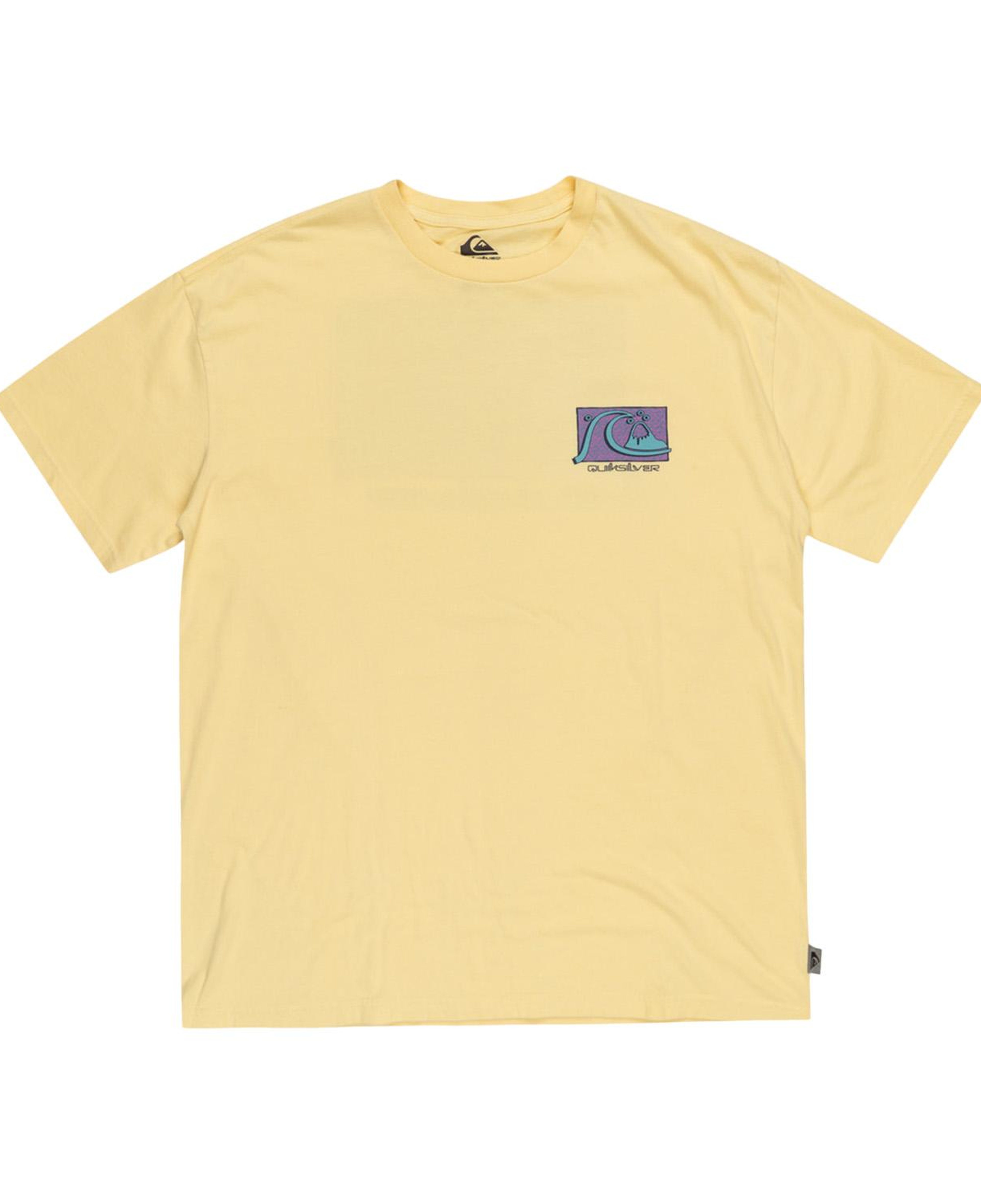 Quiksilver Take Us Back Bubble Erkek Sarı Tişört