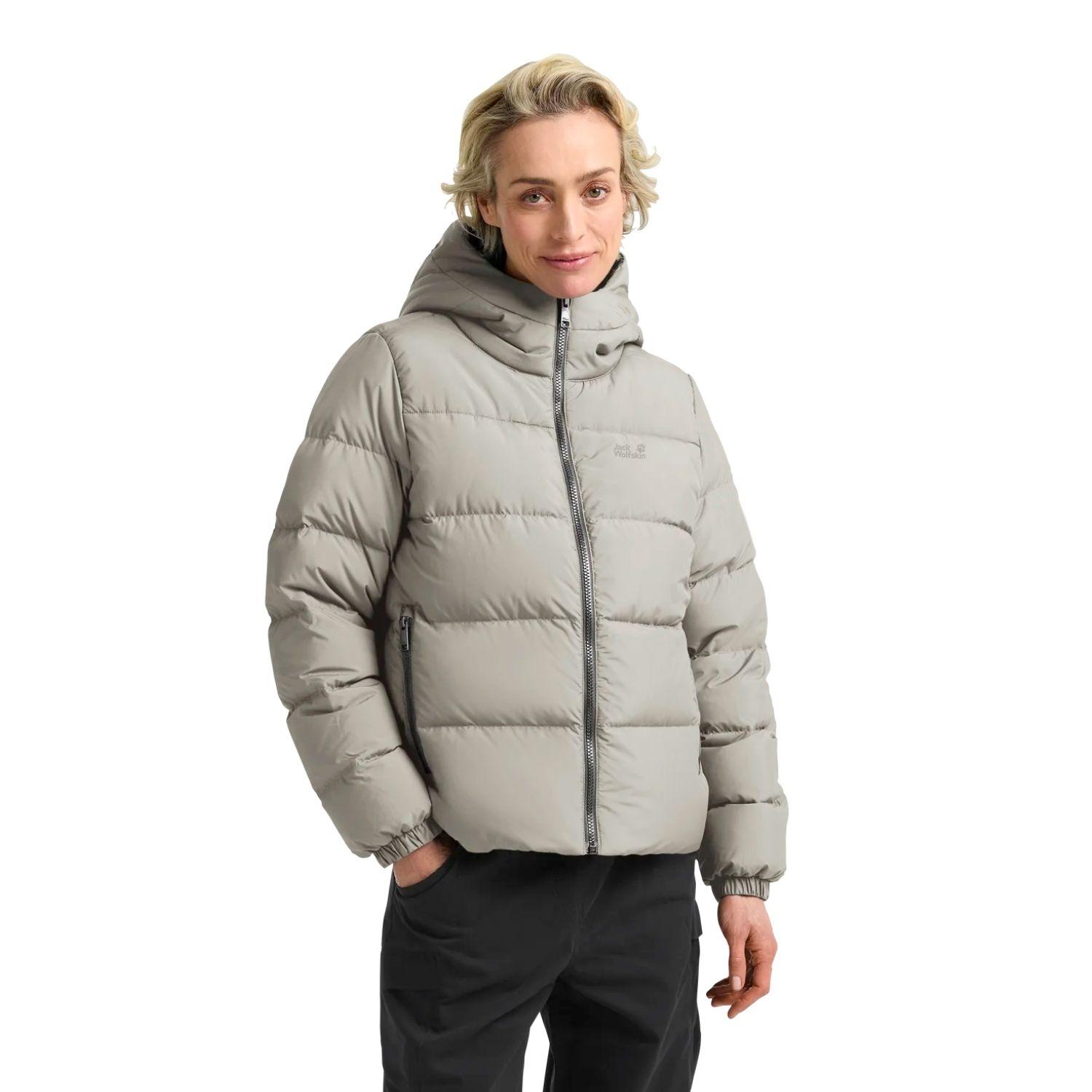 Jack Wolfskin Frozen Palace Rds Kadın Bej Outdoor Ceketi