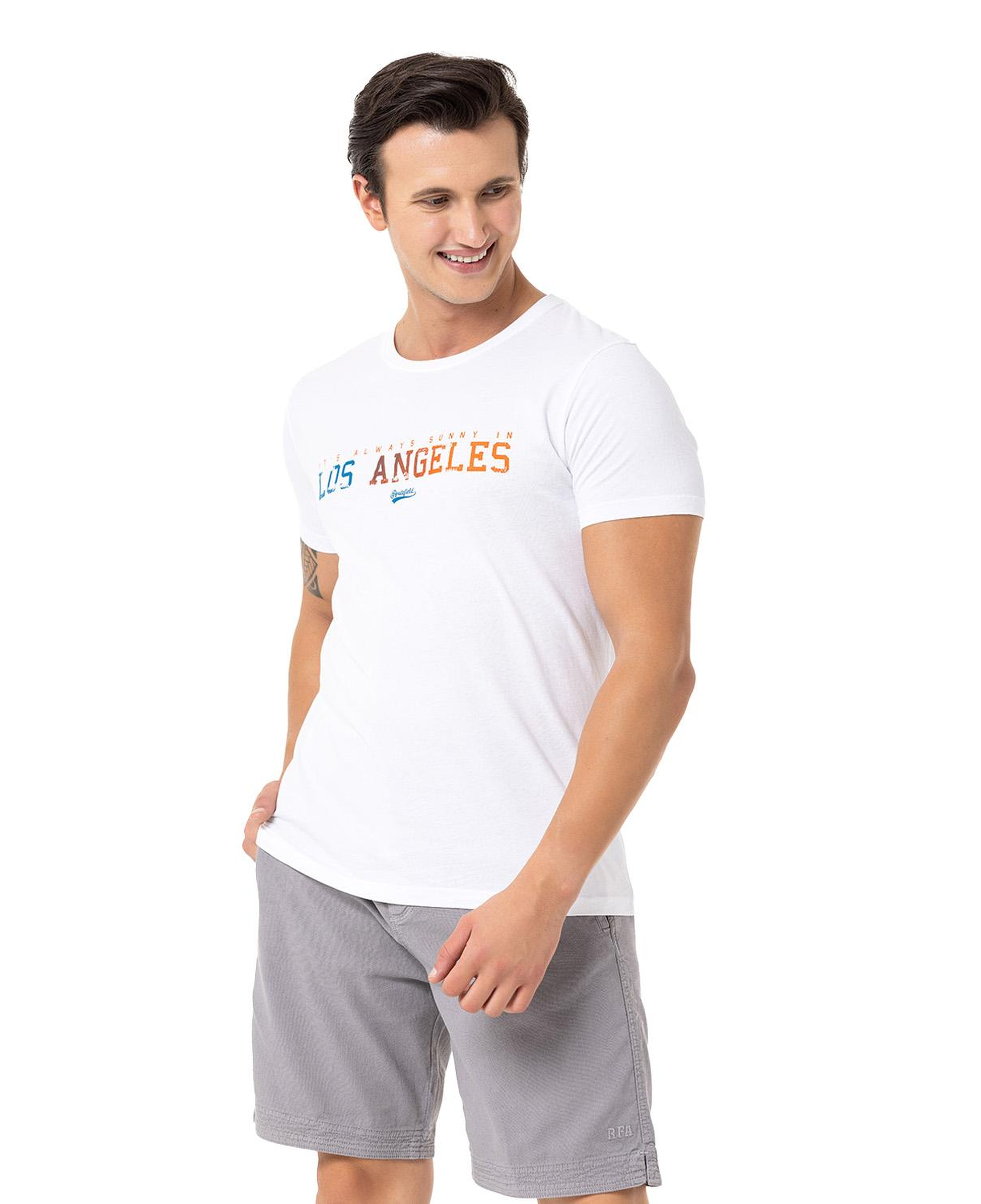 Routefield Term Erkek Beyaz Tişört