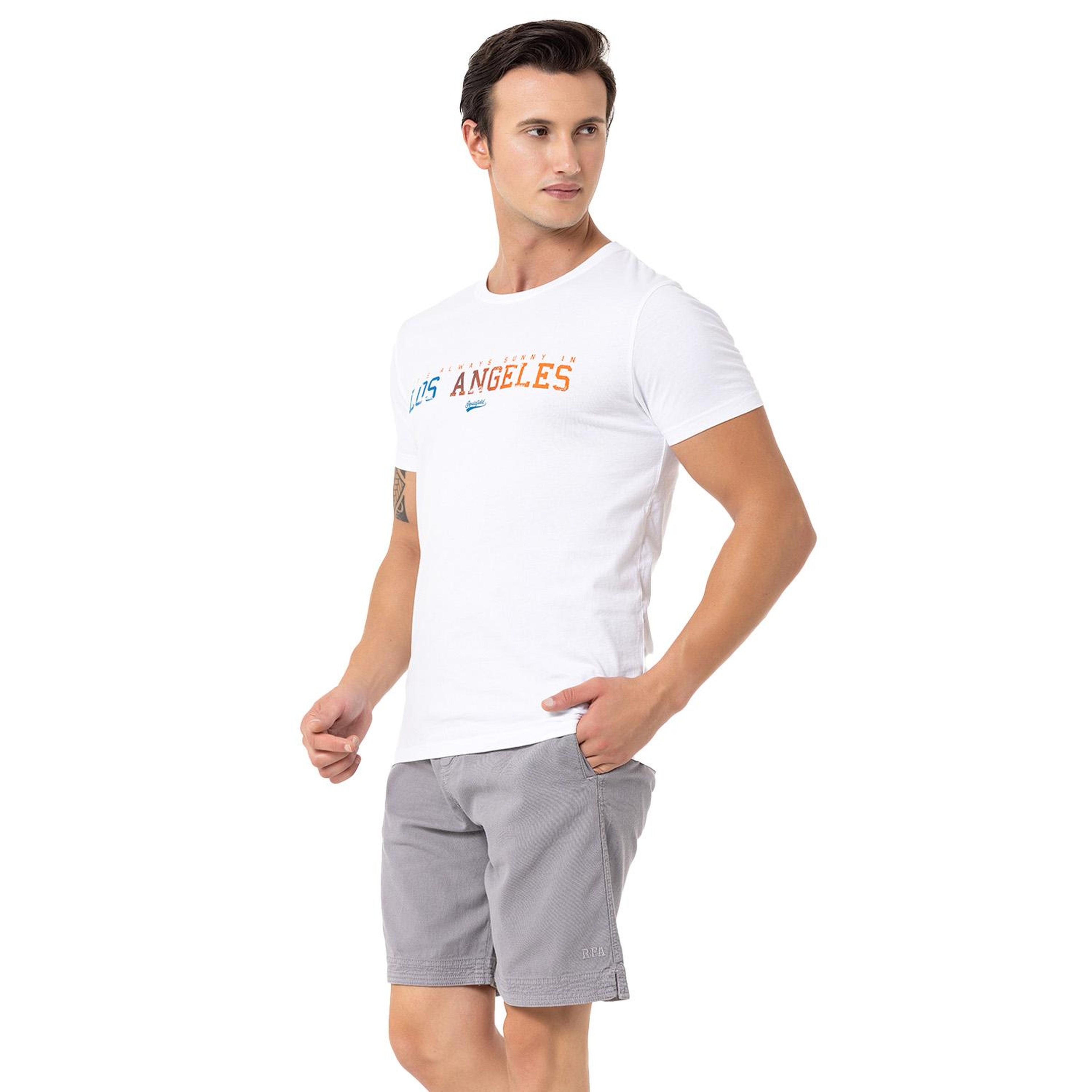 Routefield Term Erkek Beyaz Tişört