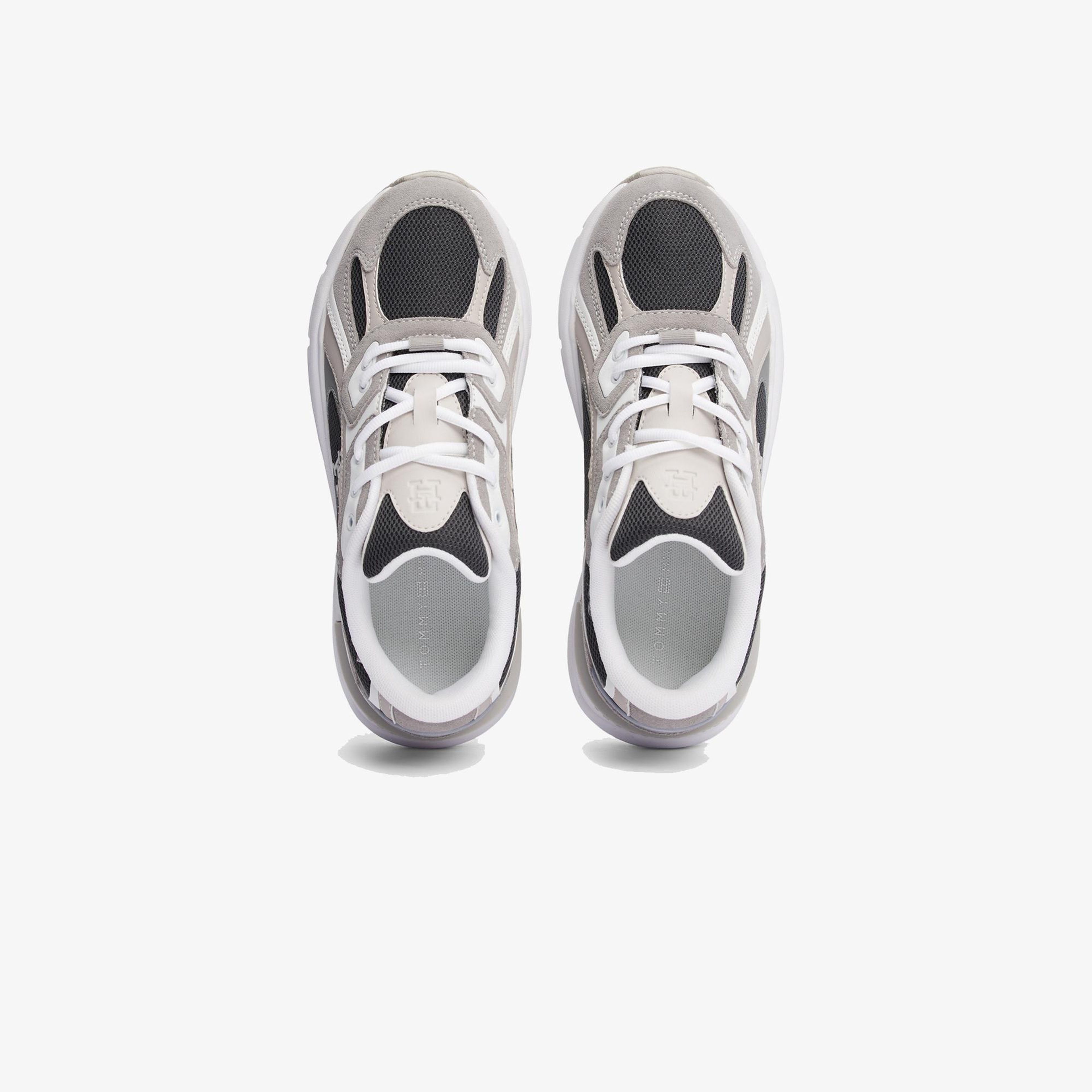 Tommy Hilfiger Modern Rugged Runner Kadın Gri Sneaker