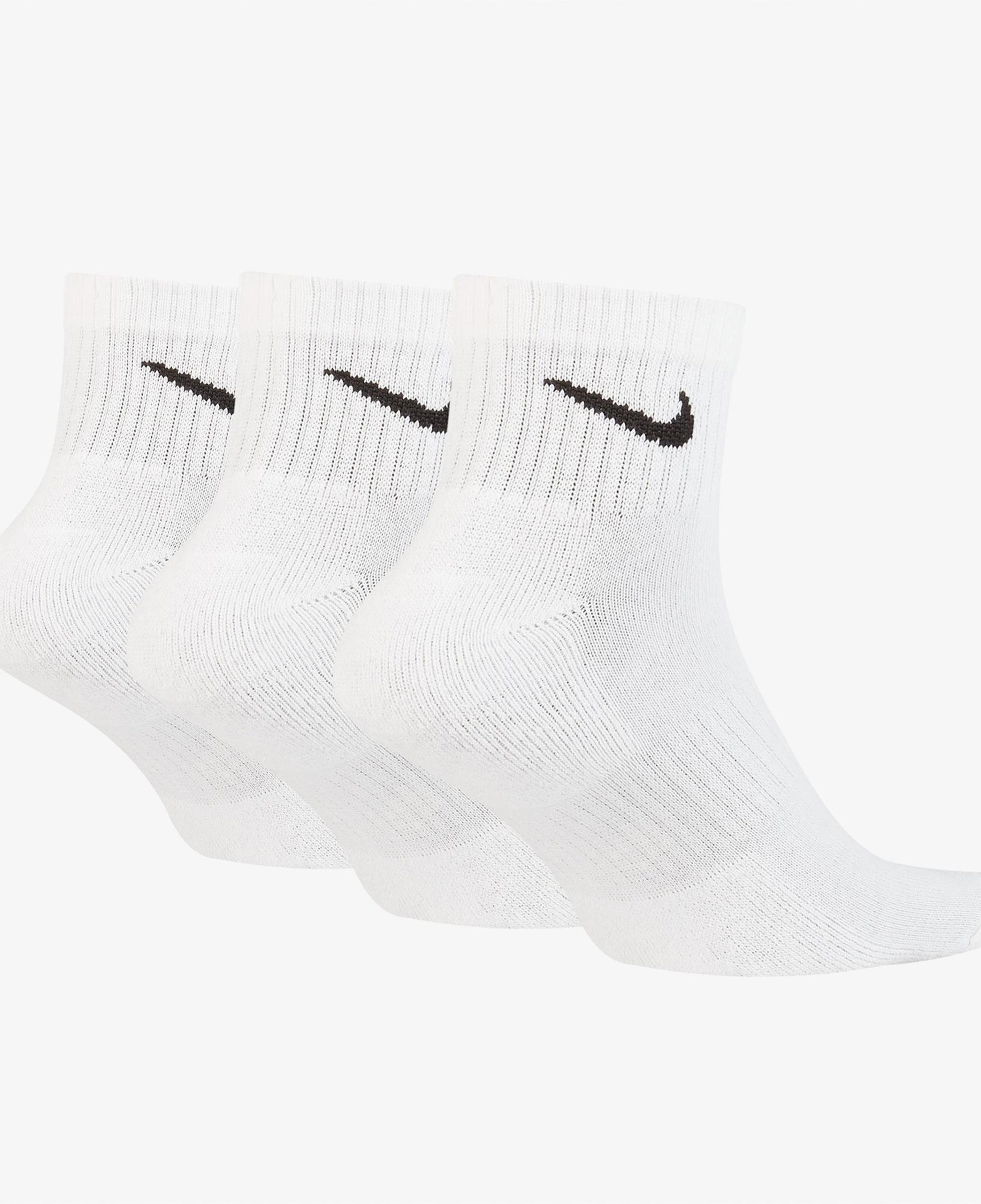 Nike Everyday Cush Ankle 3' lü Unisex Beyaz Çorap