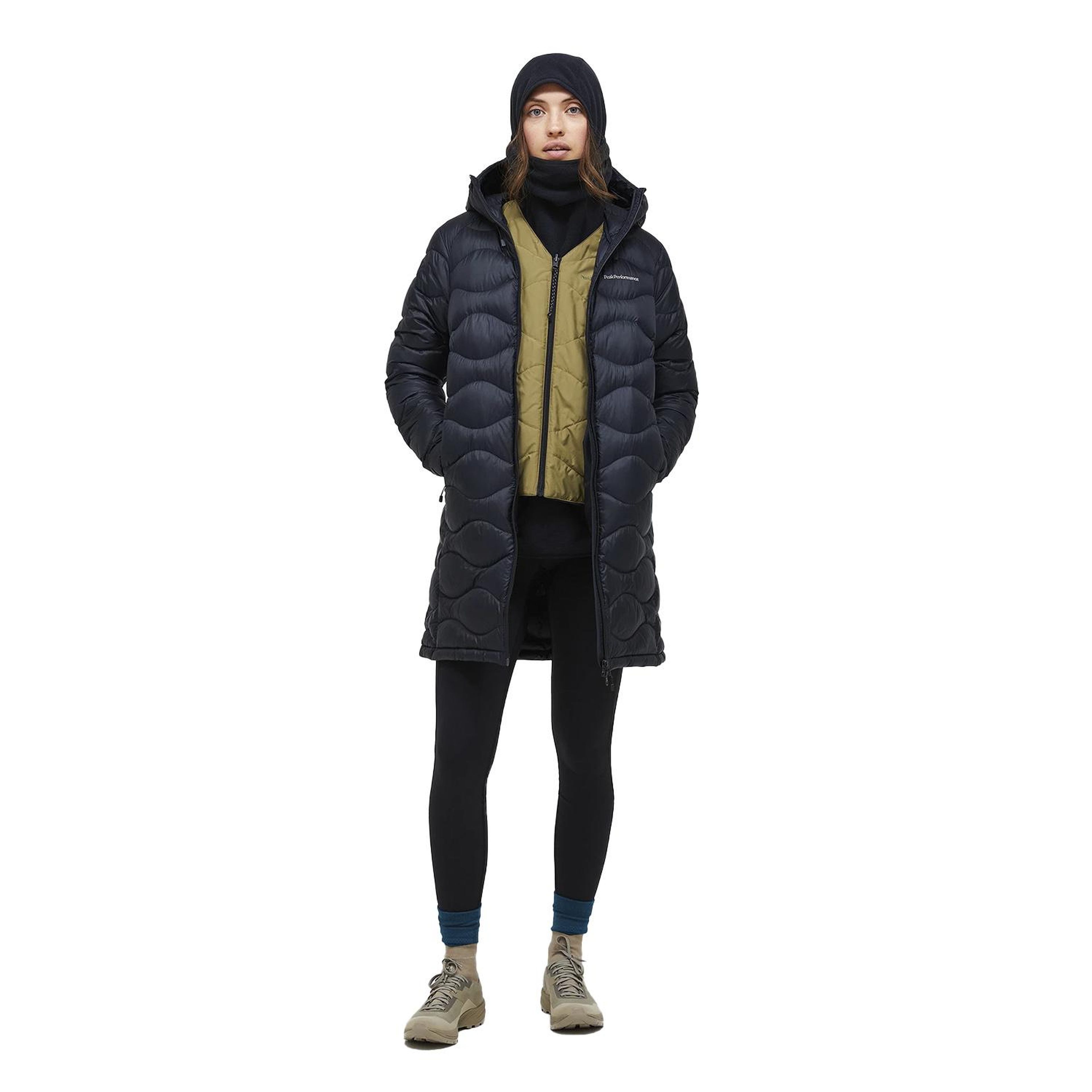Peak Performance Helium Down Parka Kadın Siyah Outdoor Ceketi