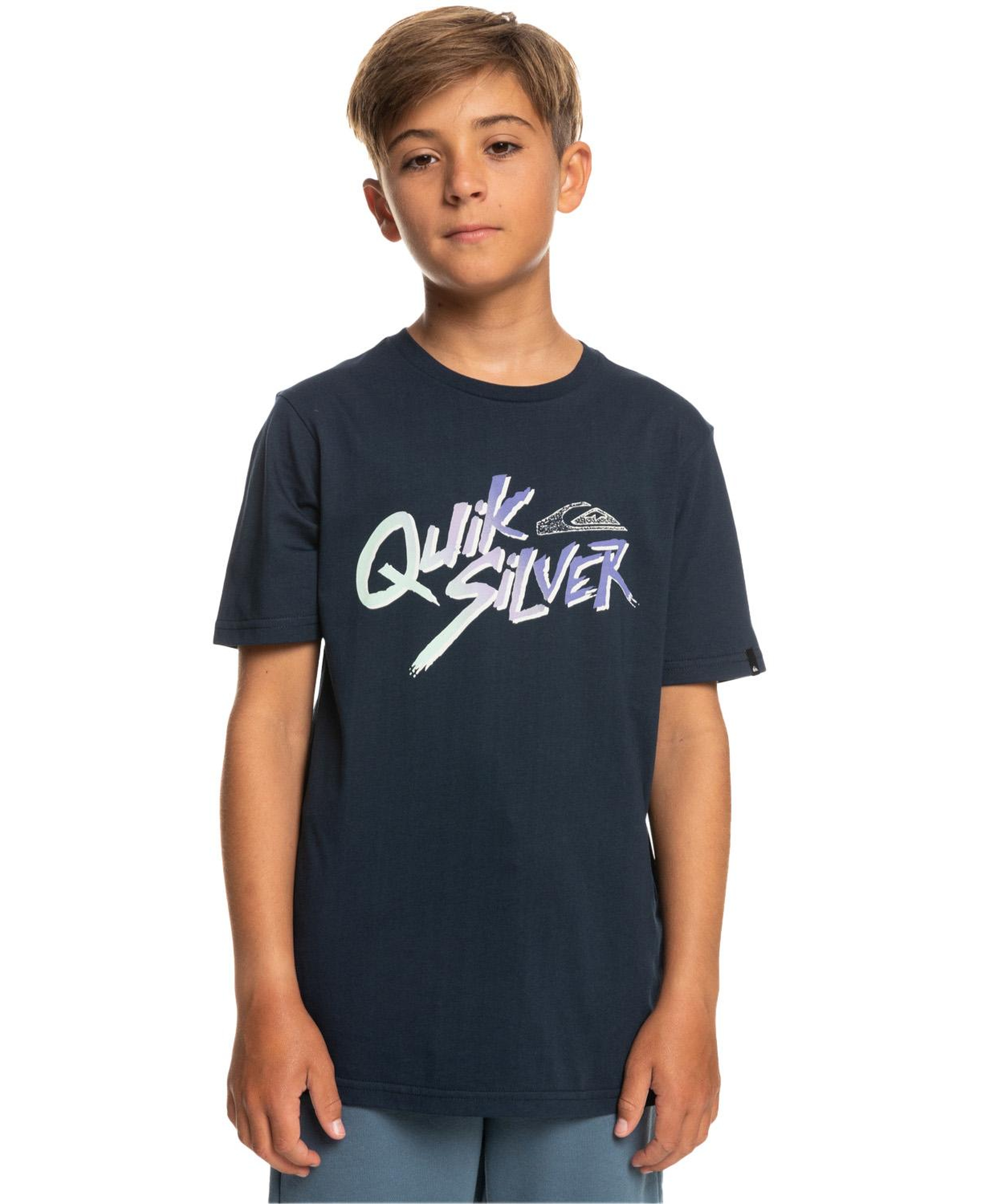Quiksilver Signaturemove B Erkek Çocuk Mavi Tişört