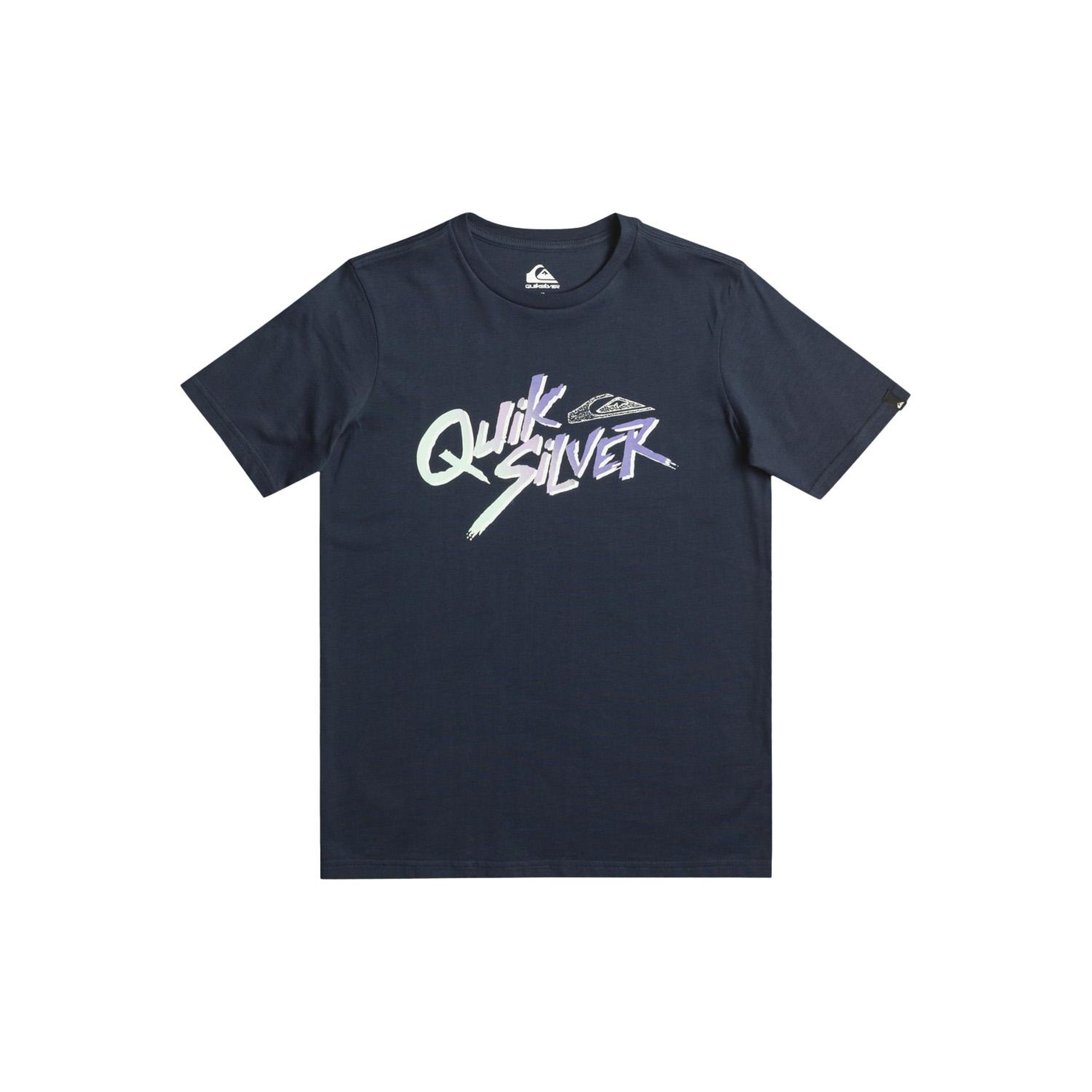 Quiksilver Signaturemove B Erkek Çocuk Mavi Tişört