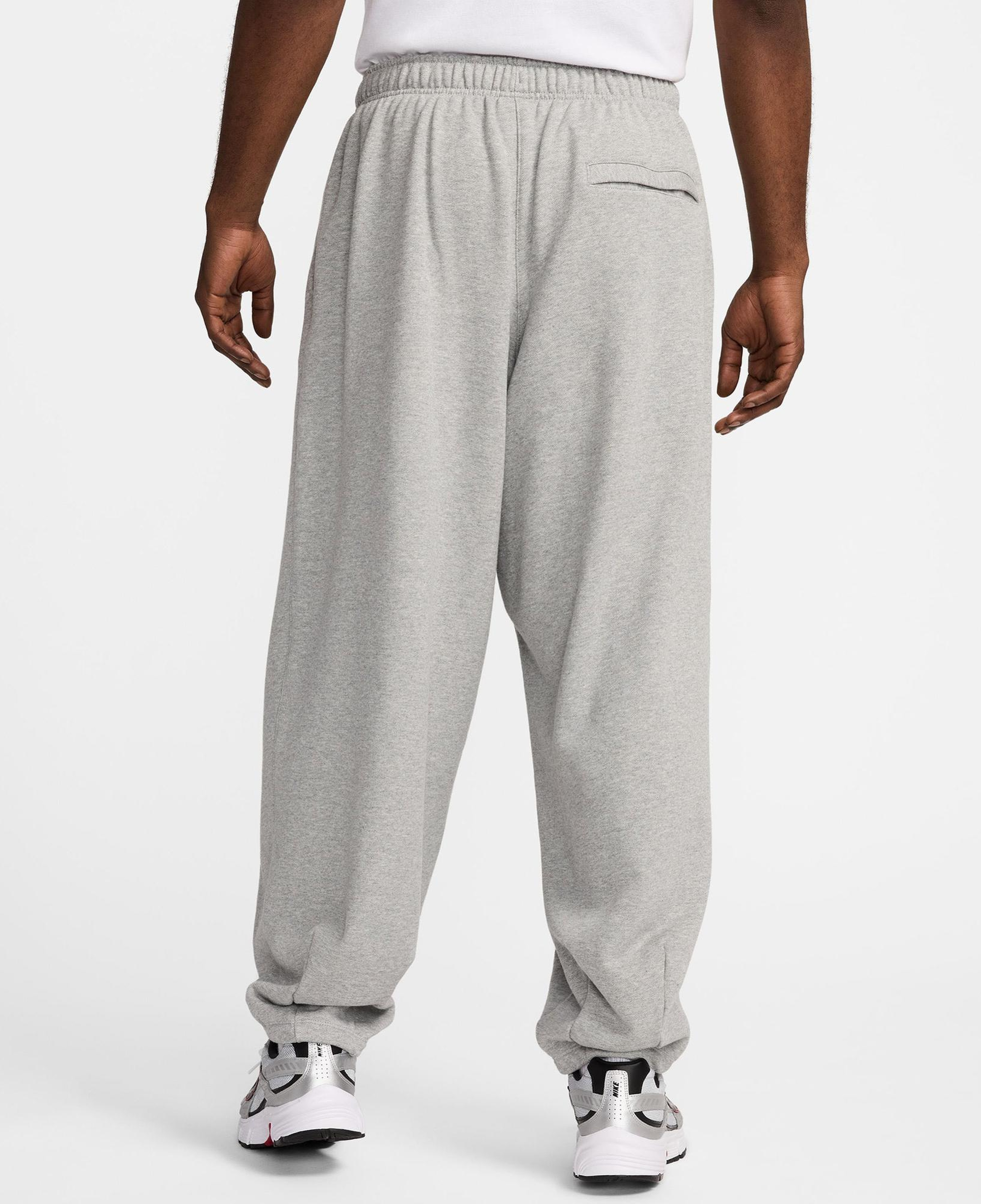 Nike Club Fleece Oversized French Terry Erkek Gri Eşofman Altı