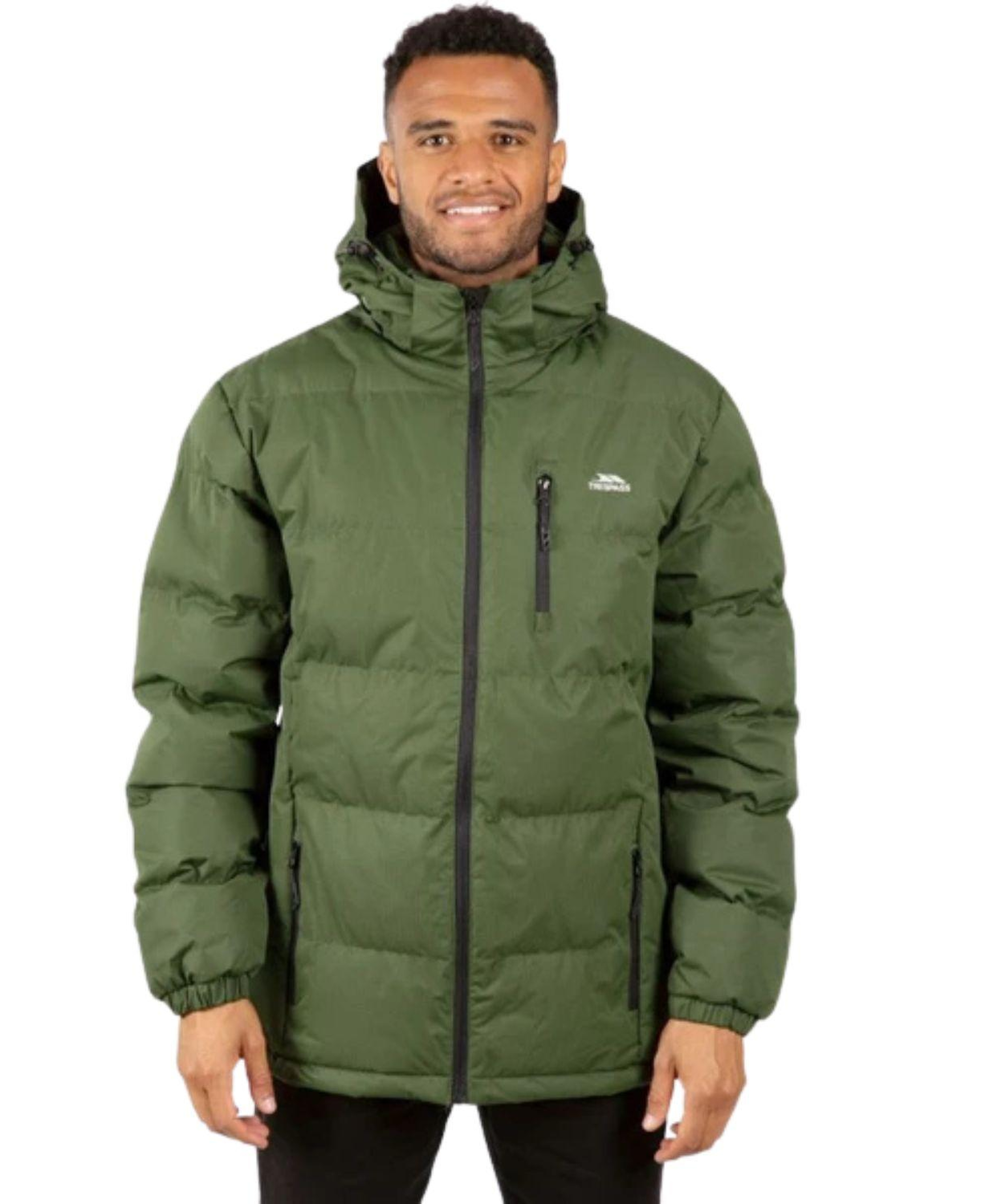 Trespass Clip - Padded Erkek Yeşil Outdoor Ceketi